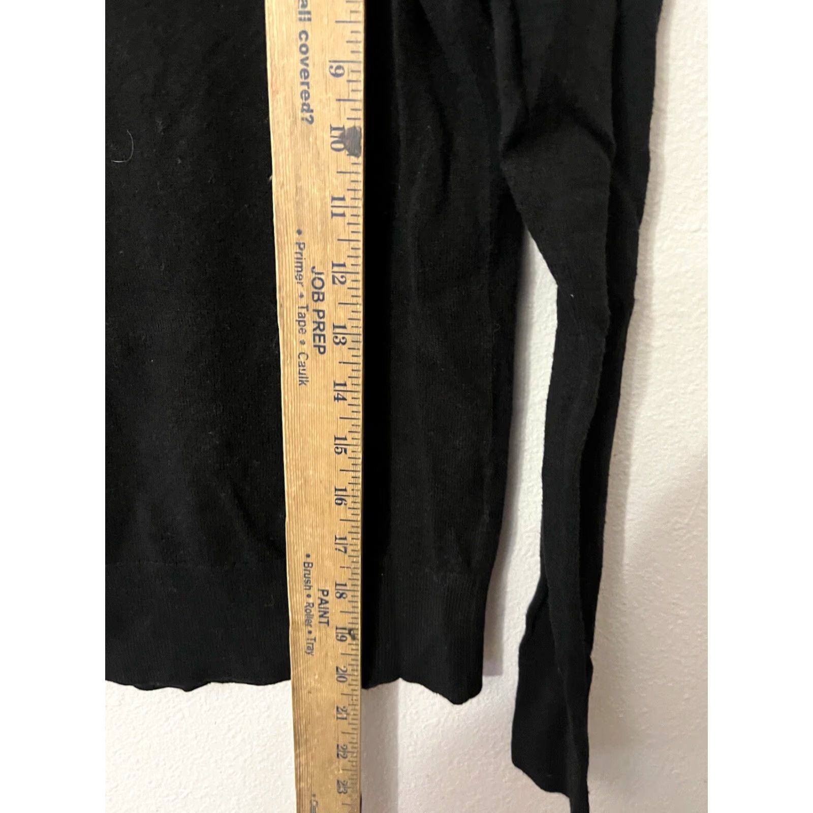 Loft VINTAGE LOFT Ann Taylor Factory Sweater Womens XS Black Crewneck Pullover Preppy Cotton Blend Knit Size XS / US 0-2 / IT 36-38 - 4 Thumbnail