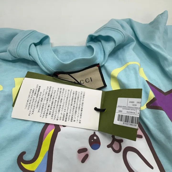 Gucci Gucci Banana Cat Print Short Sleeve T-Shirt-2507 Size S / US 4 / IT 40 - 2 Thumbnail