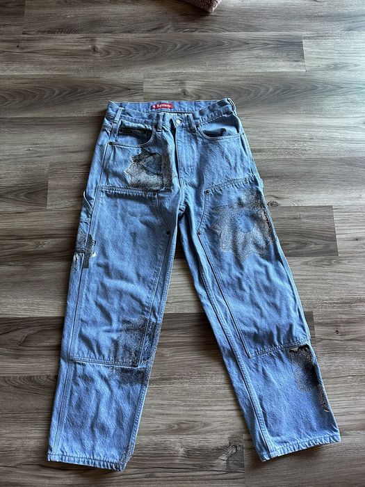 Supreme Supreme Nate Lowman Double Knee Painter Pant size 30 Denim