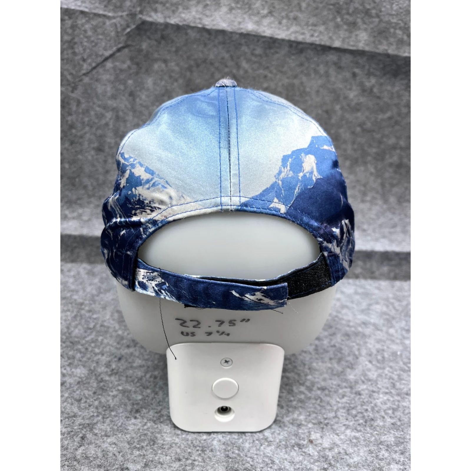 Vintage Snowy Mountains Hat Cap Strap Back Adult One Size Blue 100% Polyester Outdoor Size ONE SIZE - 6 Thumbnail