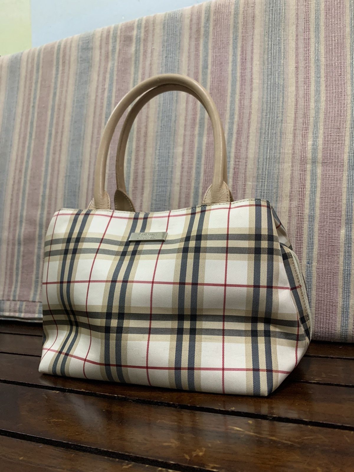 Burberry 🔥BURBERRY LONDON BLUE LABEL HANDLE BAG Size ONE SIZE - 9 Thumbnail