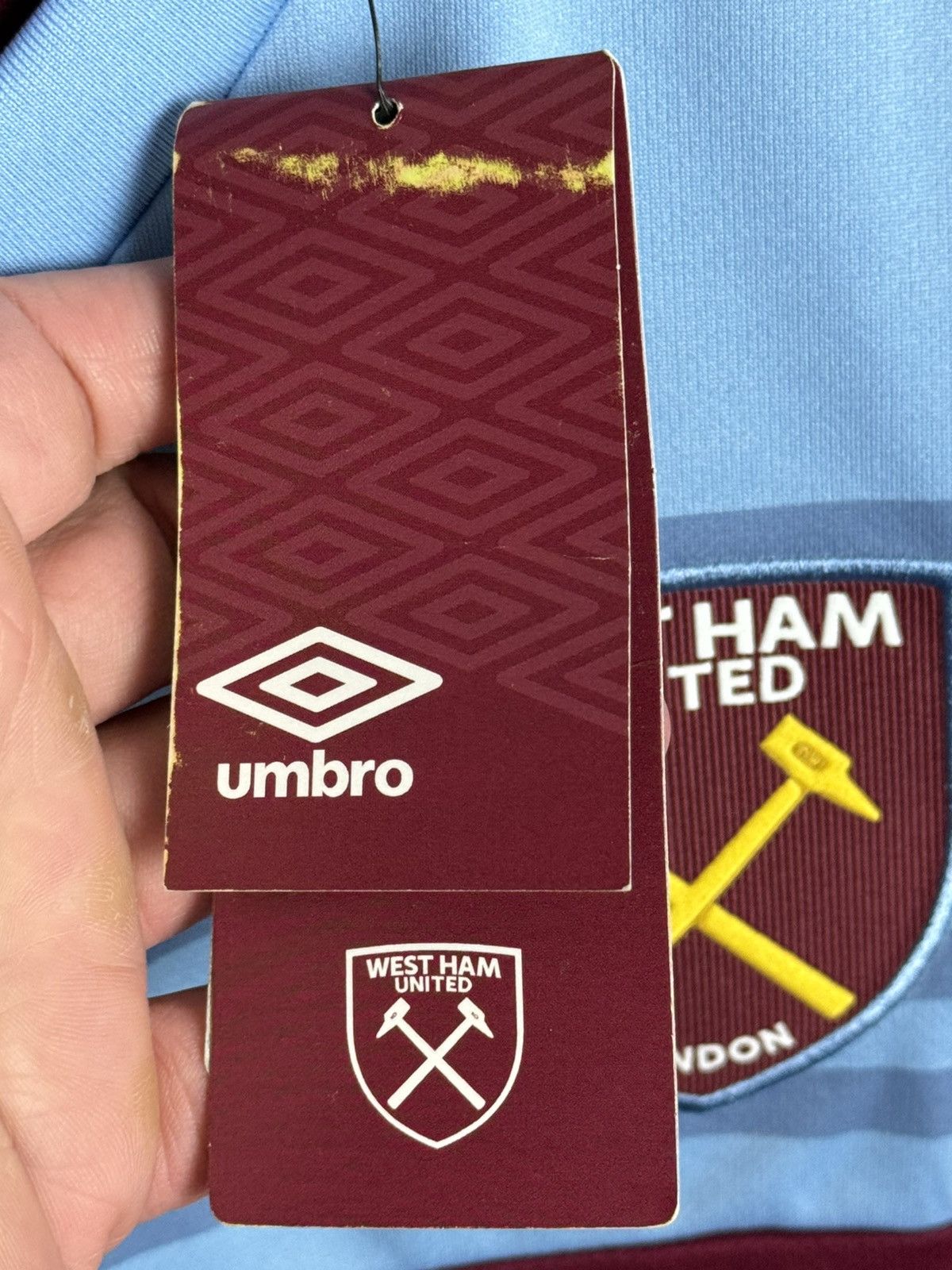 Umbro New West Ham United 19/20 Home Football Jersey Size US M / EU 48-50 / 2 - 12 Thumbnail