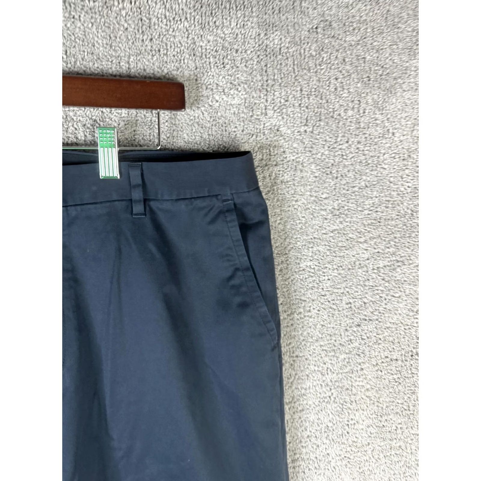Bonobos Bonobos Pants Mens 38x32 Weekday Warrior Navy Blue Chino Flat Front Straight Leg Casual Dress Size US 38 / EU 54 - 3 Thumbnail