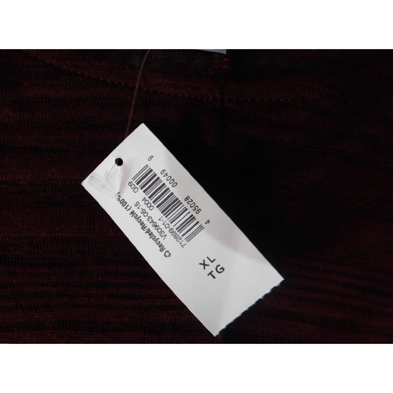 Old Navy Old Navy Blouse Shirt Womens XL Red Round Neck Long Sleeve Pullover Sheer Peplum Casual Classic Fit Regular Fashion Size XL / US 12-14 / IT 48-50 - 5 Thumbnail