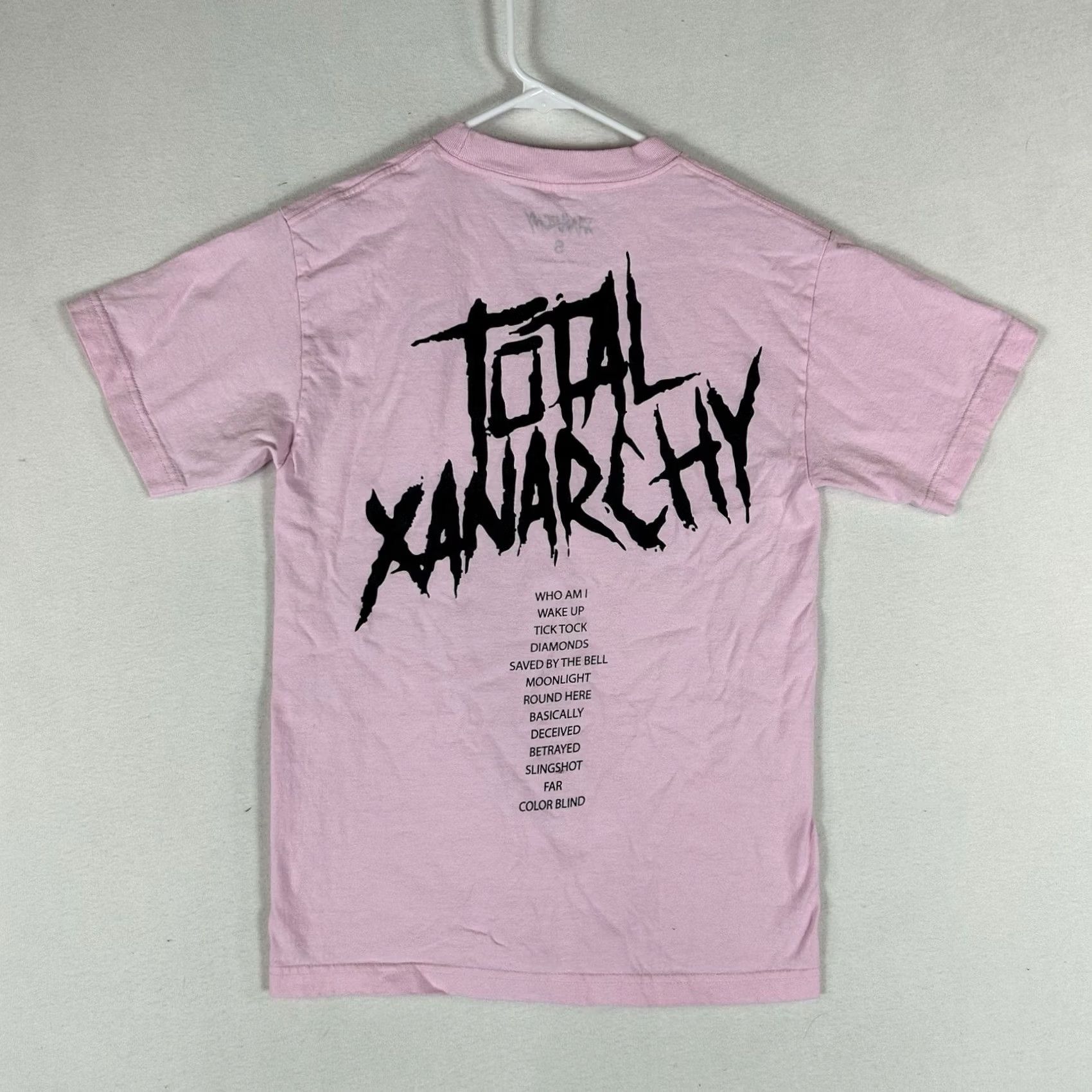 Vintage Lil Xan Total Xanarchy Anarchy Tour Concert T-Shirt Womens Small Pink S Size S / US 4 / IT 40 - 4 Thumbnail