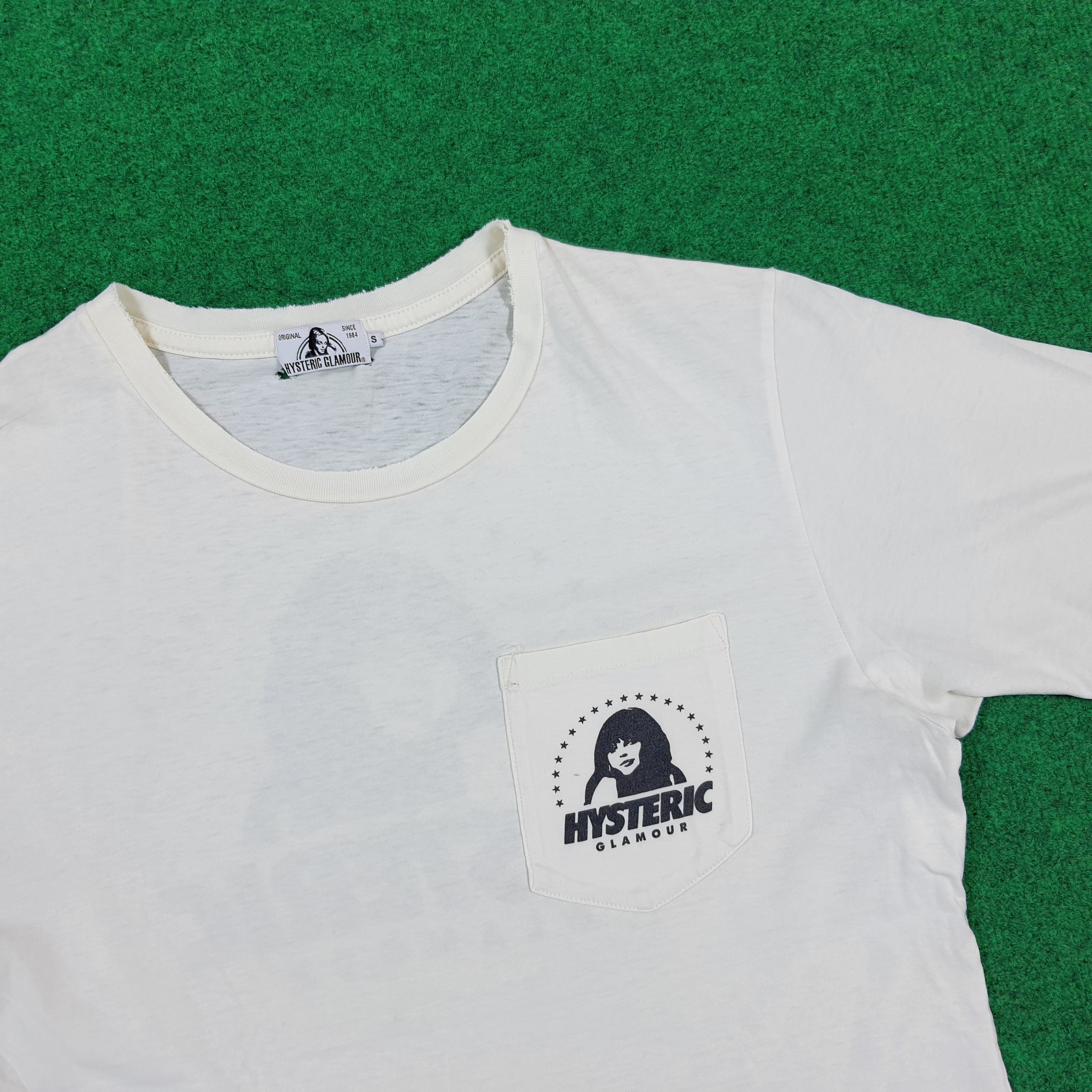 Hysteric Glamour Vintage Hysteric Glamour Japan Pocket Tee C301N48 Size US S / EU 44-46 / 1 - 5 Thumbnail