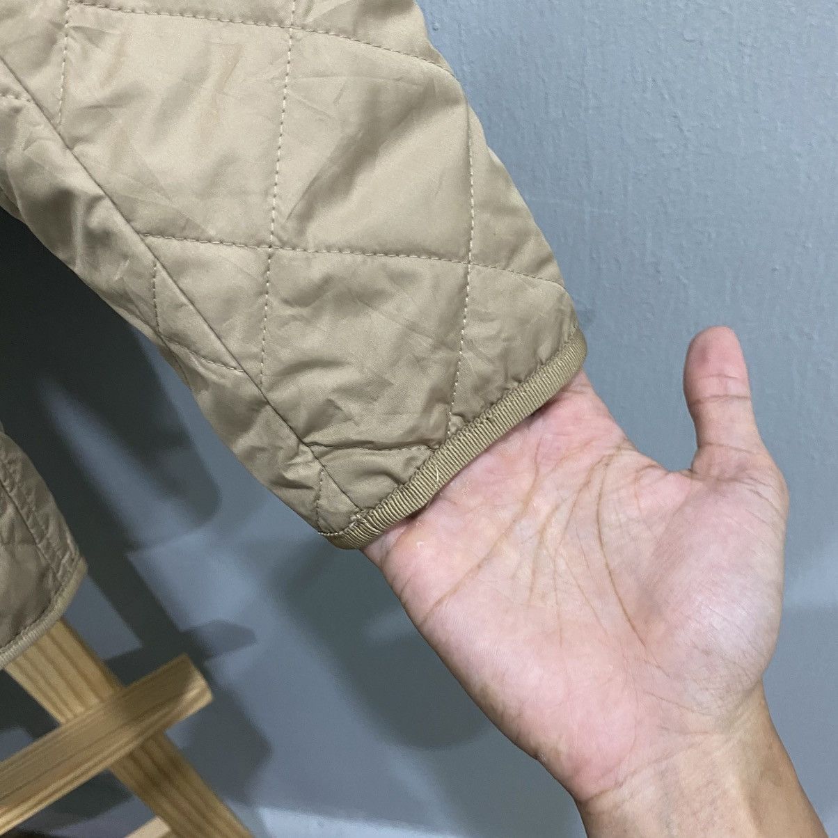 Mackintosh Mackintosh Philosophy Diamond Quilted Hooded Jacket Beige Size US S / EU 44-46 / 1 - 12 Thumbnail