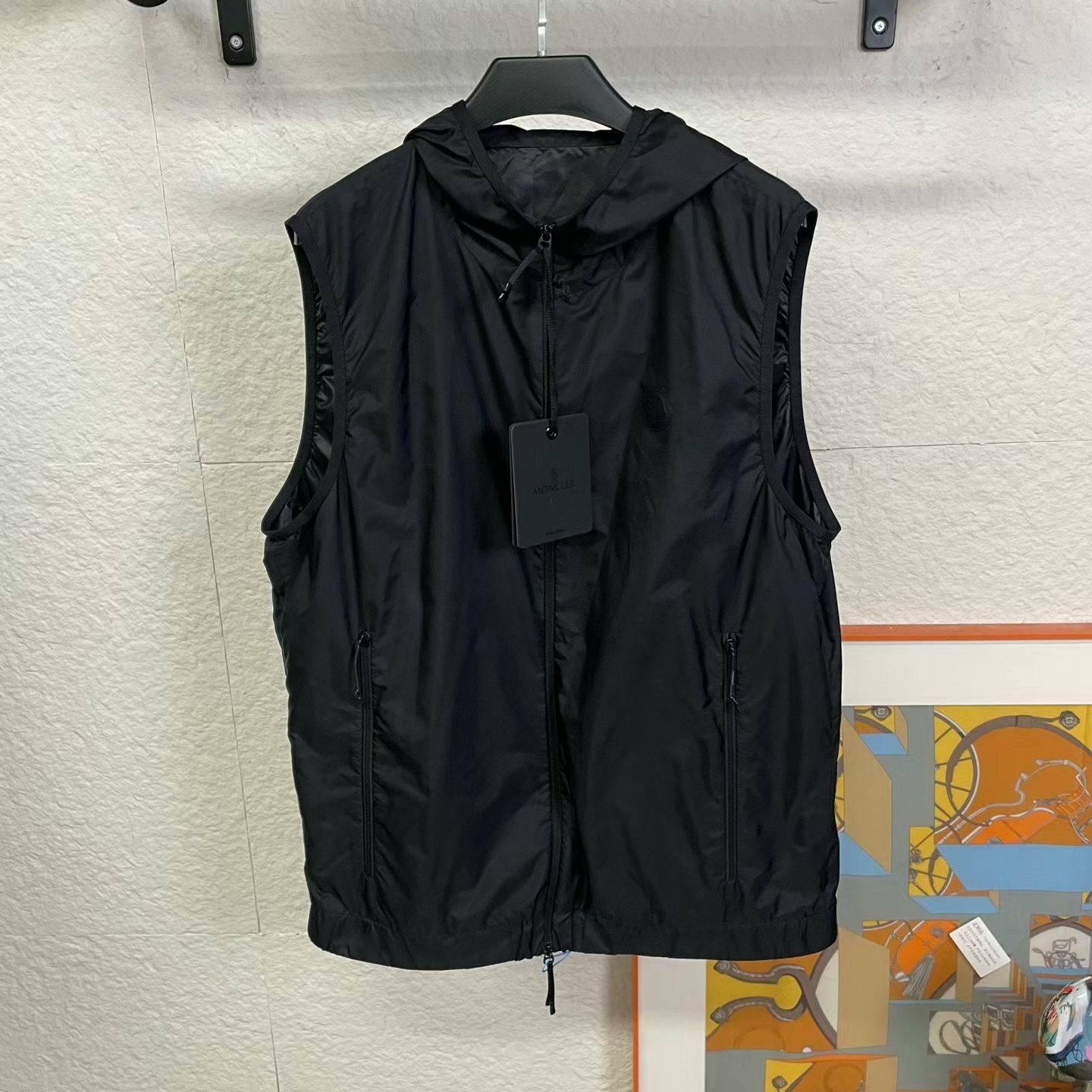 Moncler Moncler Vallese Giubbotto Hooded Vest Size 4 Size US XL / EU 56 / 4 - 1 Thumbnail