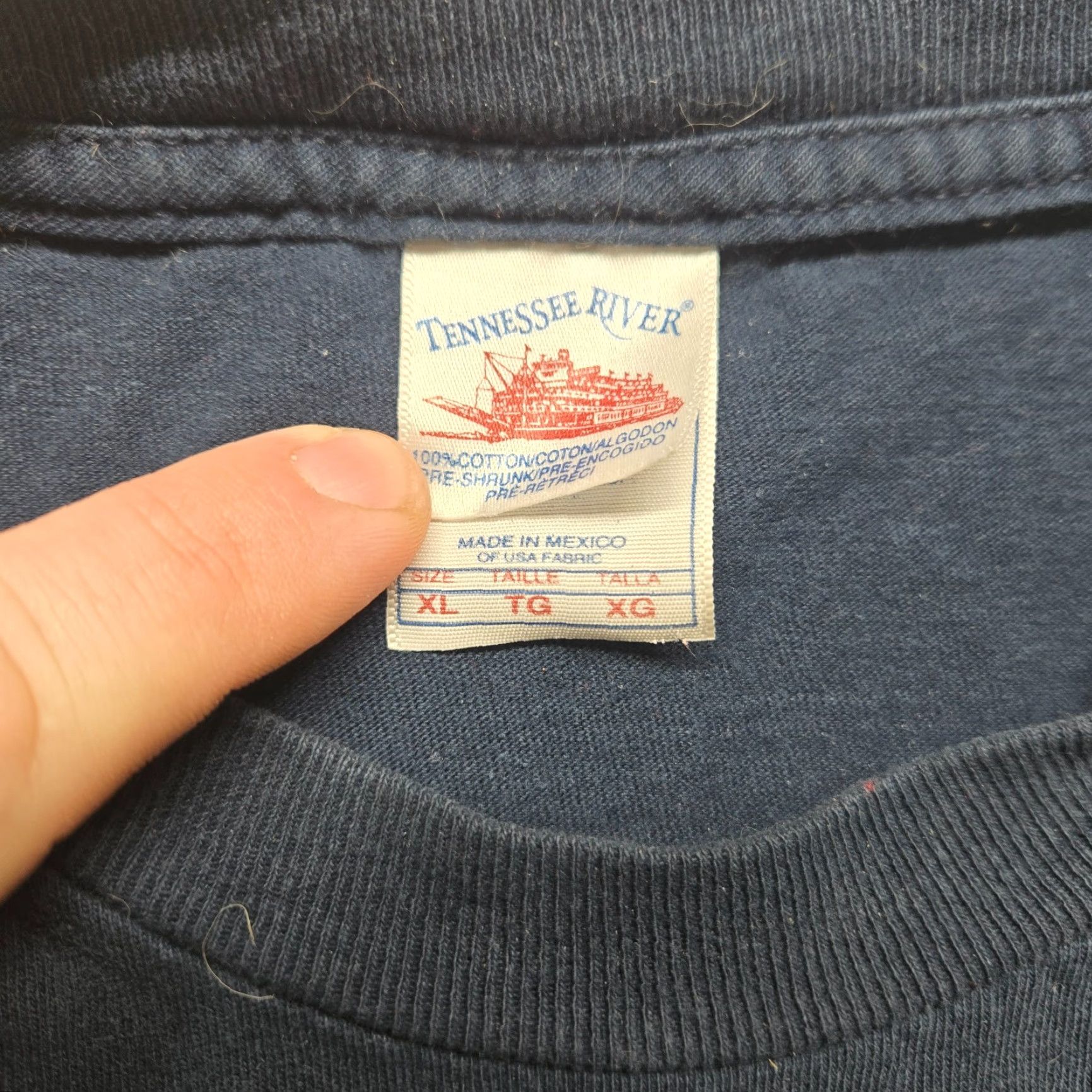 Vintage America USA Patriotic T-Shirt Short Sleeve Blue Men XL Shirt 4th July Vintage? No Size US XL / EU 56 / 4 - 3 Thumbnail