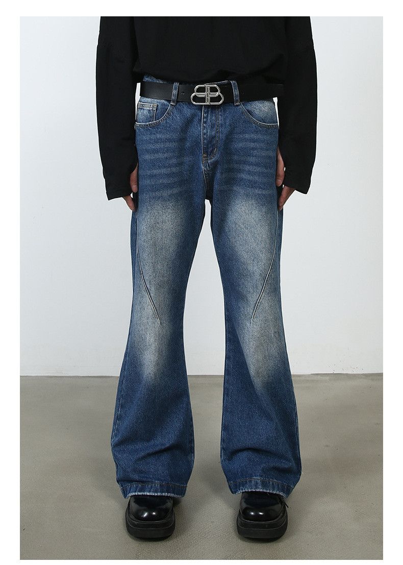 Japanese Brand Men's American street style straight flared cleanfit jeans Size US 34 / EU 50 - 1 Thumbnail