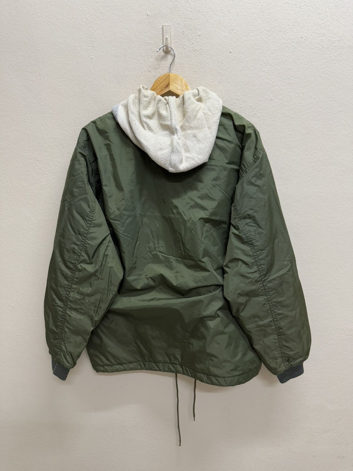 Japanese Brand × Vintage Naf nAf Rubber Label Padded Nylon Jacket Hoodie Size US XL / EU 56 / 4 - 21 Thumbnail