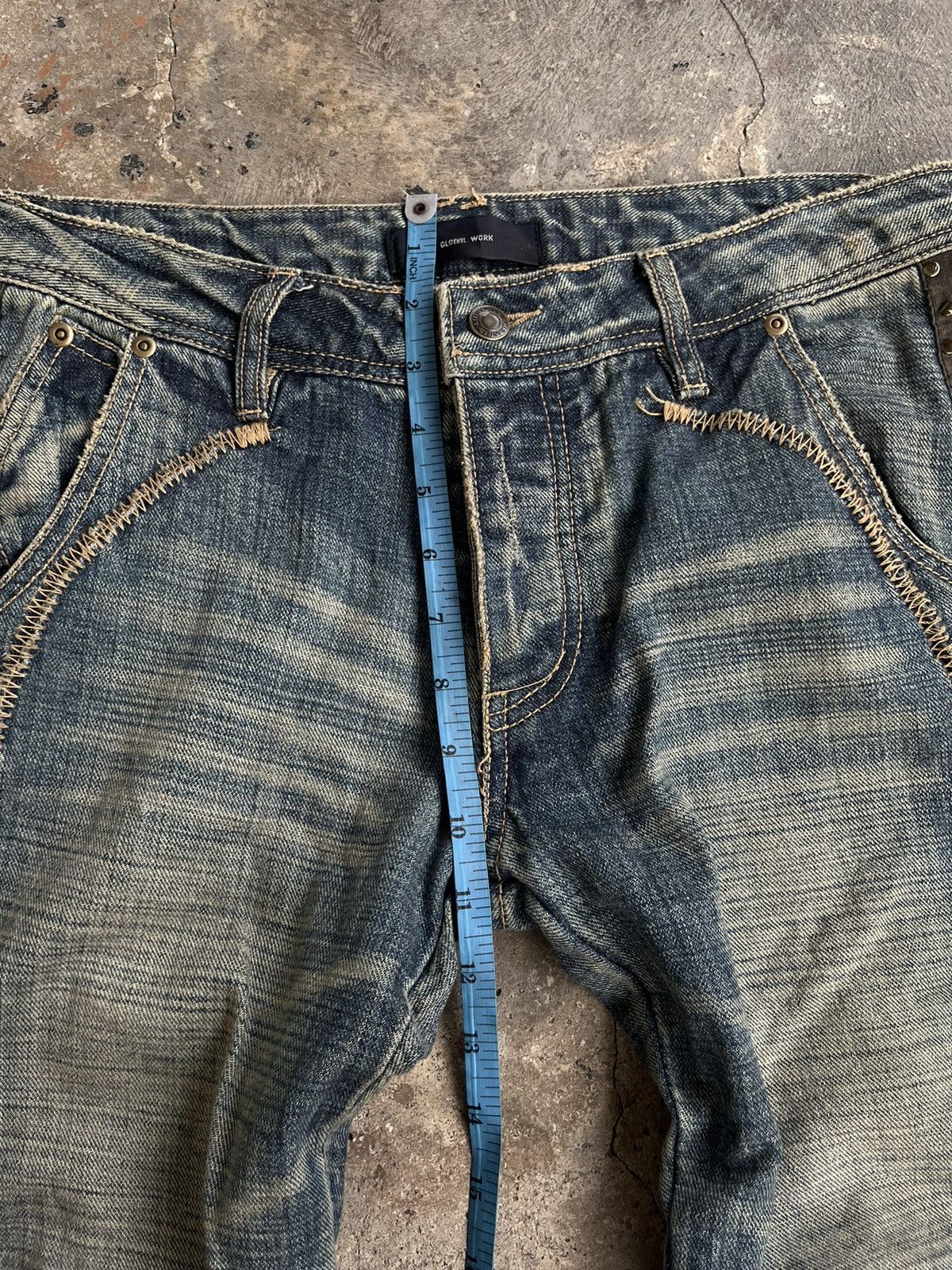 Isamu Katayama Backlash JAPANESE FLARE ZIPPER BOOT CUT DENIM PANTS PUNK STYLE GOTHIC Size US 32 / EU 48 - 16 Thumbnail