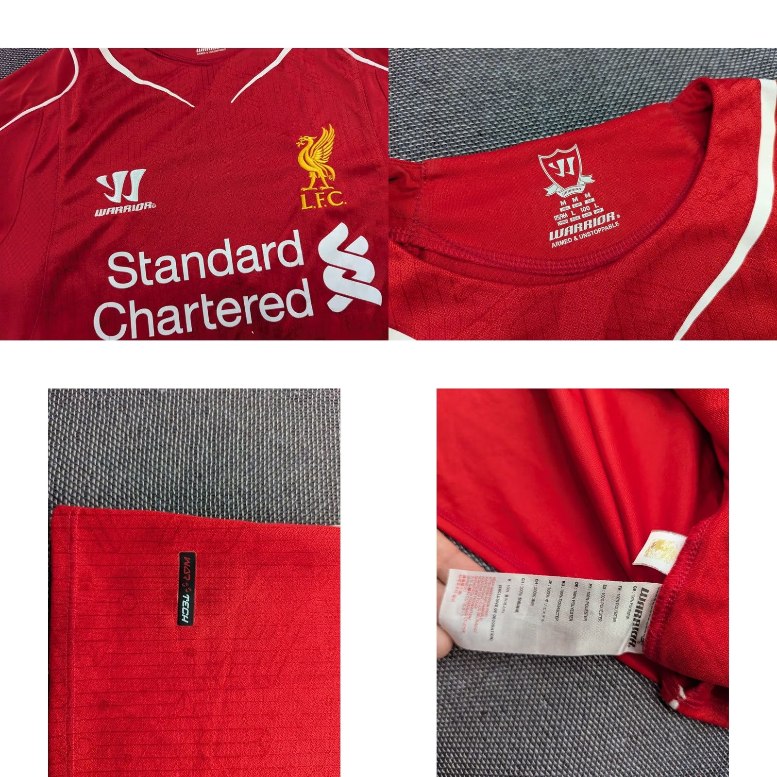 New Balance New Balance Liverpool FC Home 2016-2017 Football Jersey Sz M Lallana Long Sleeve Shirt Mens Size US M / EU 48-50 / 2 - 8 Thumbnail