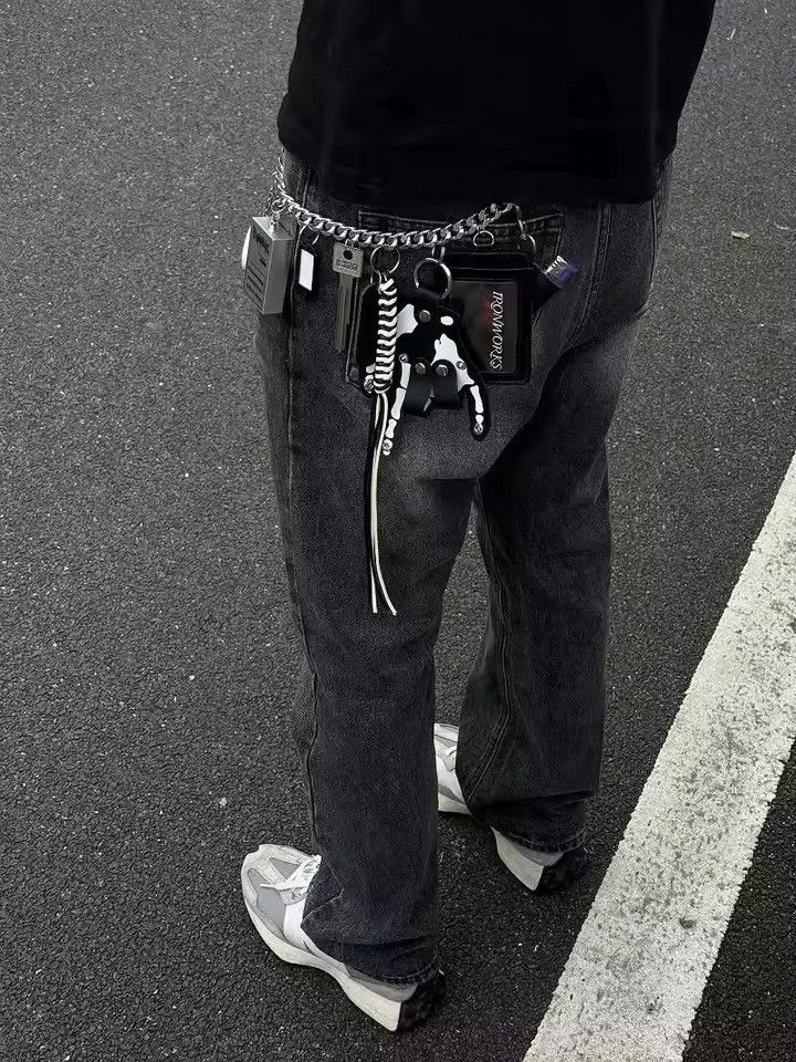 Other Outdoor Punk Skeleton Design Keychain Pants Chain Size ONE SIZE - 3 Thumbnail