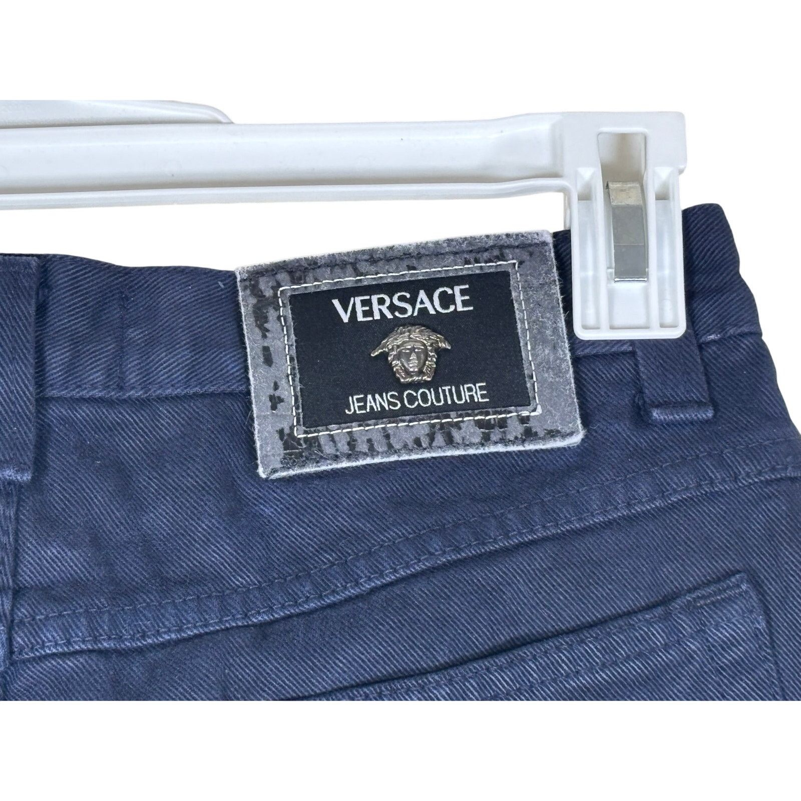Versace Jeans Couture VERSACE Jeans Couture Women's Straight-Leg Jeans 28x27 Blue Size 28" / US 6 / IT 42 - 10 Thumbnail