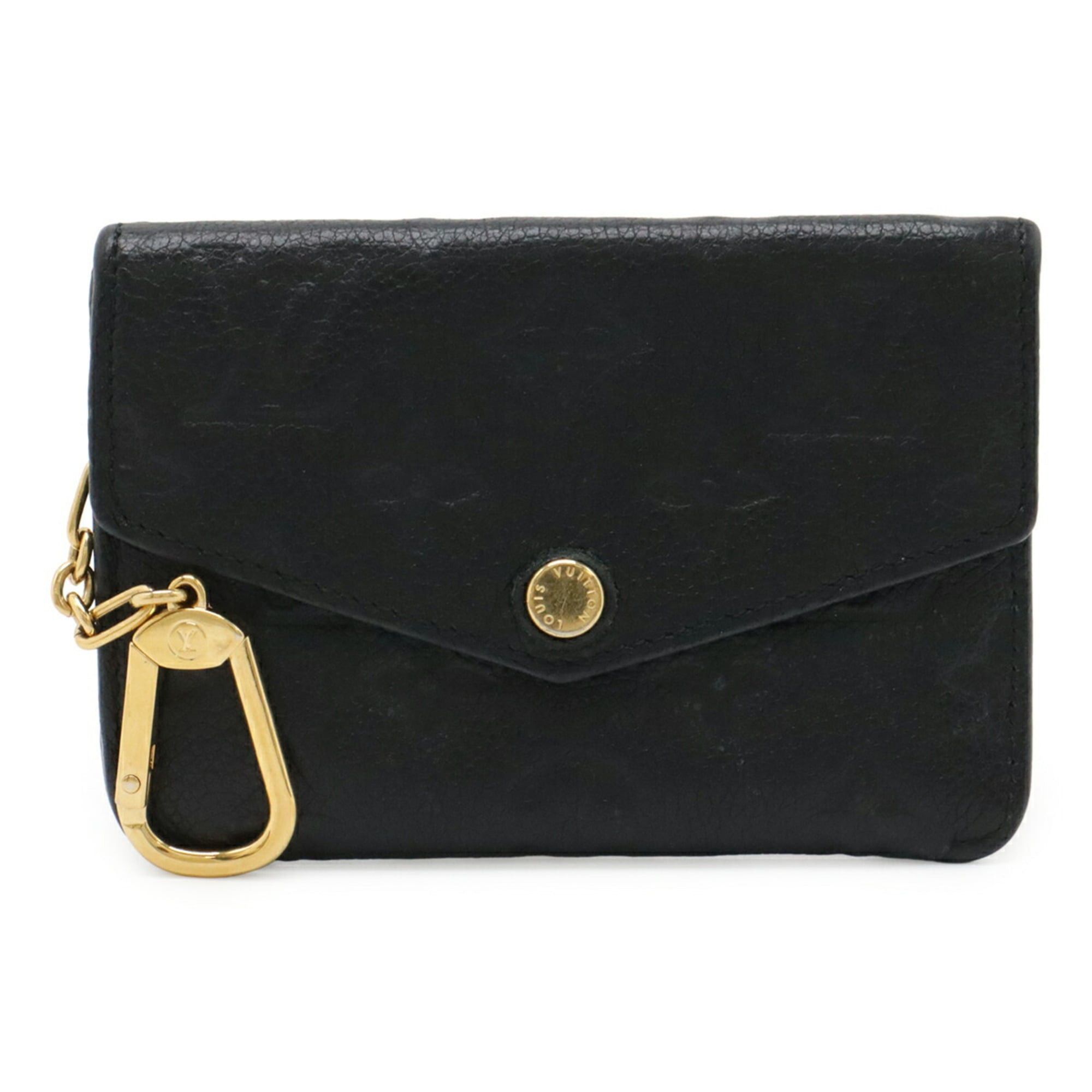 Louis Vuitton Louis Vuitton Monogram Empreinte Pochette Cle Wallet/Coin Case, Coin Purse, Noir Black M60633 Size ONE SIZE - 1 Thumbnail