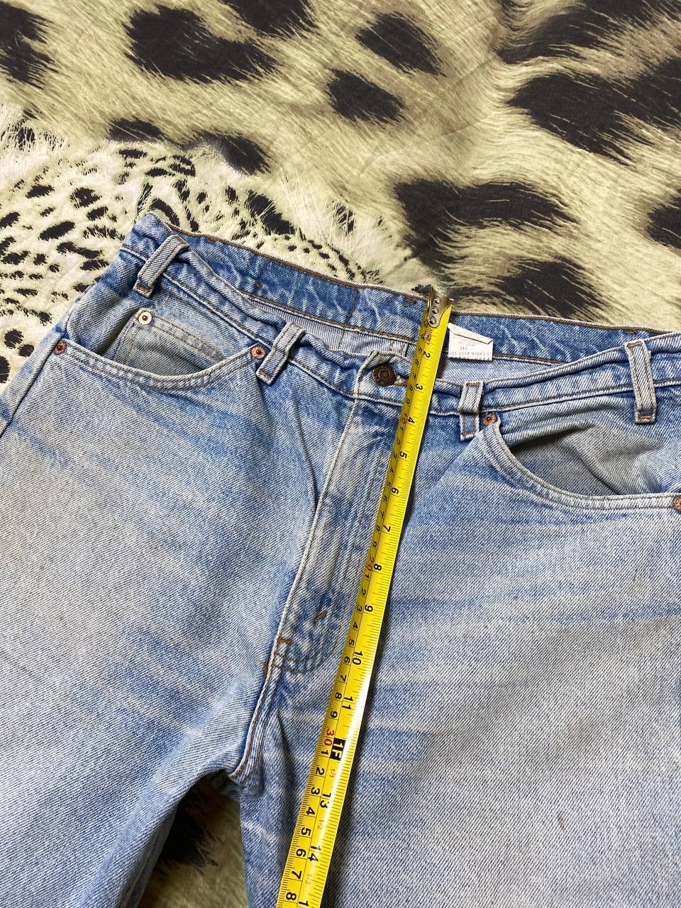 Levi's Y2K Distressed Washed Denim Jeans Levi's 505 Size US 34 / EU 50 - 16 Thumbnail