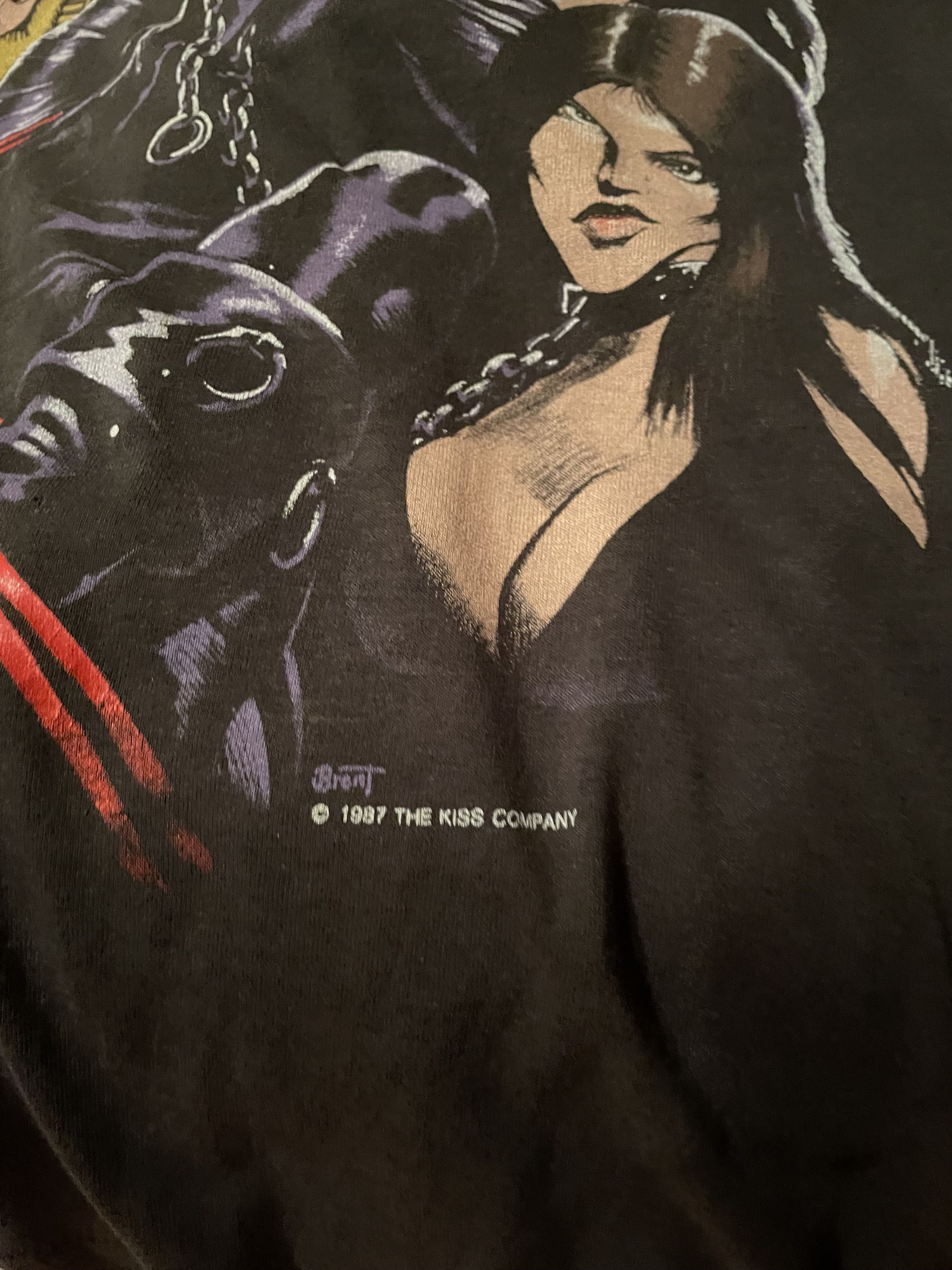 Vintage Kiss Dirty 1987 T Shirt Size US M / EU 48-50 / 2 - 7 Thumbnail
