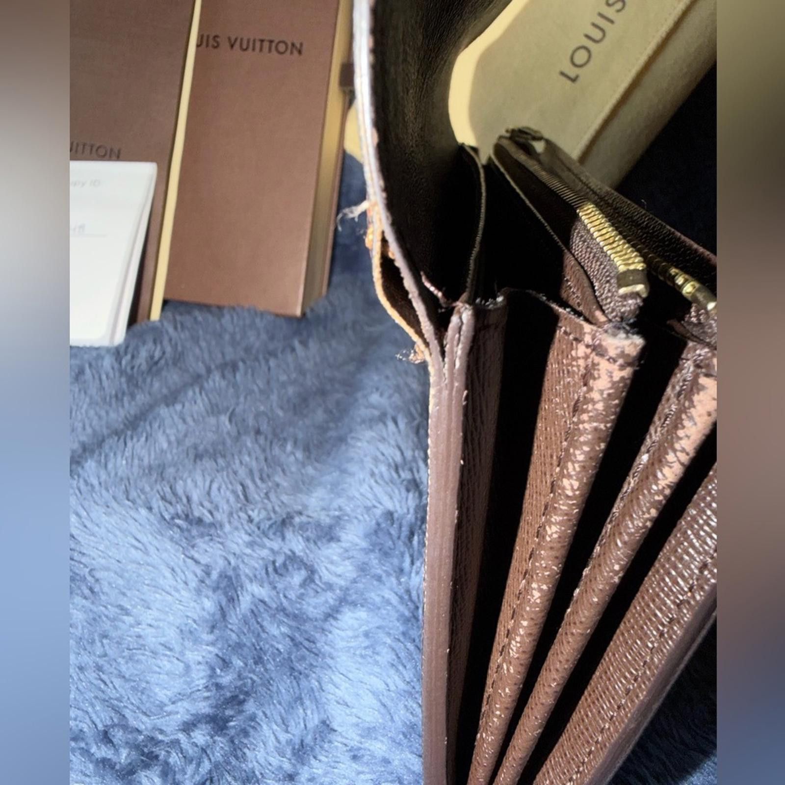 Louis Vuitton Vintage Louis Vuitton Demier Sarah Ebene Leather Wallet Size ONE SIZE - 7 Thumbnail