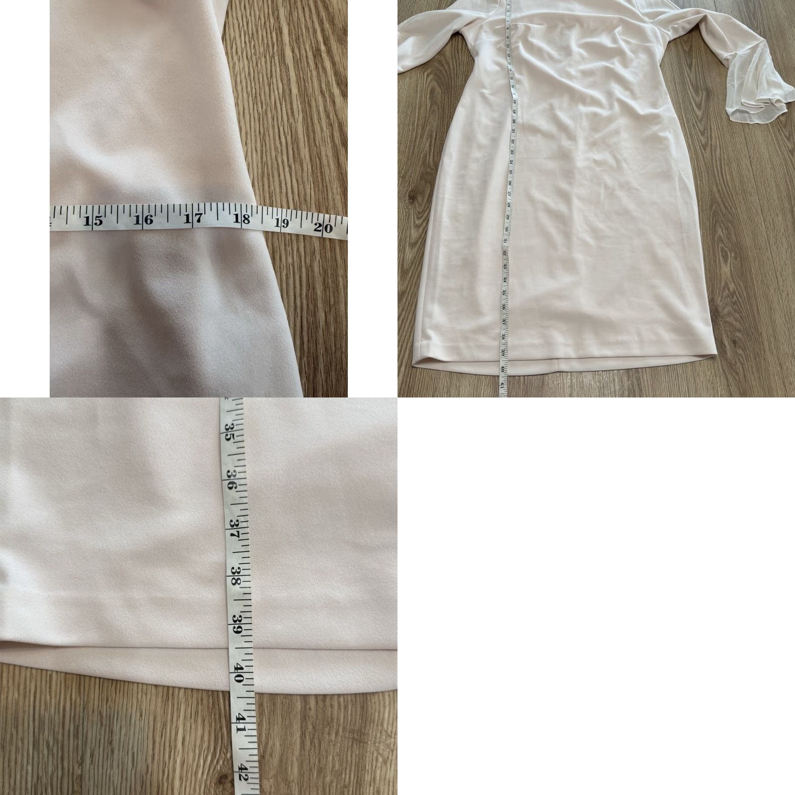 Calvin Klein VINTAGE Calvin Klein Sheath Dress Women Pink Bell Sleeve Size 14 Knee Length Clothing Size XL / US 12-14 / IT 48-50 - 8 Thumbnail