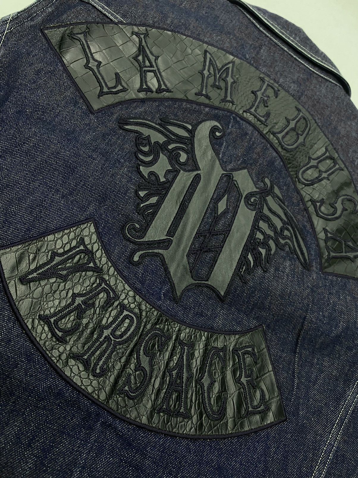 Versace × Versace Jeans Couture Versace big logo La Medusa vintage 90’s denim jacket / vest Size US L / EU 52-54 / 3 - 7 Thumbnail