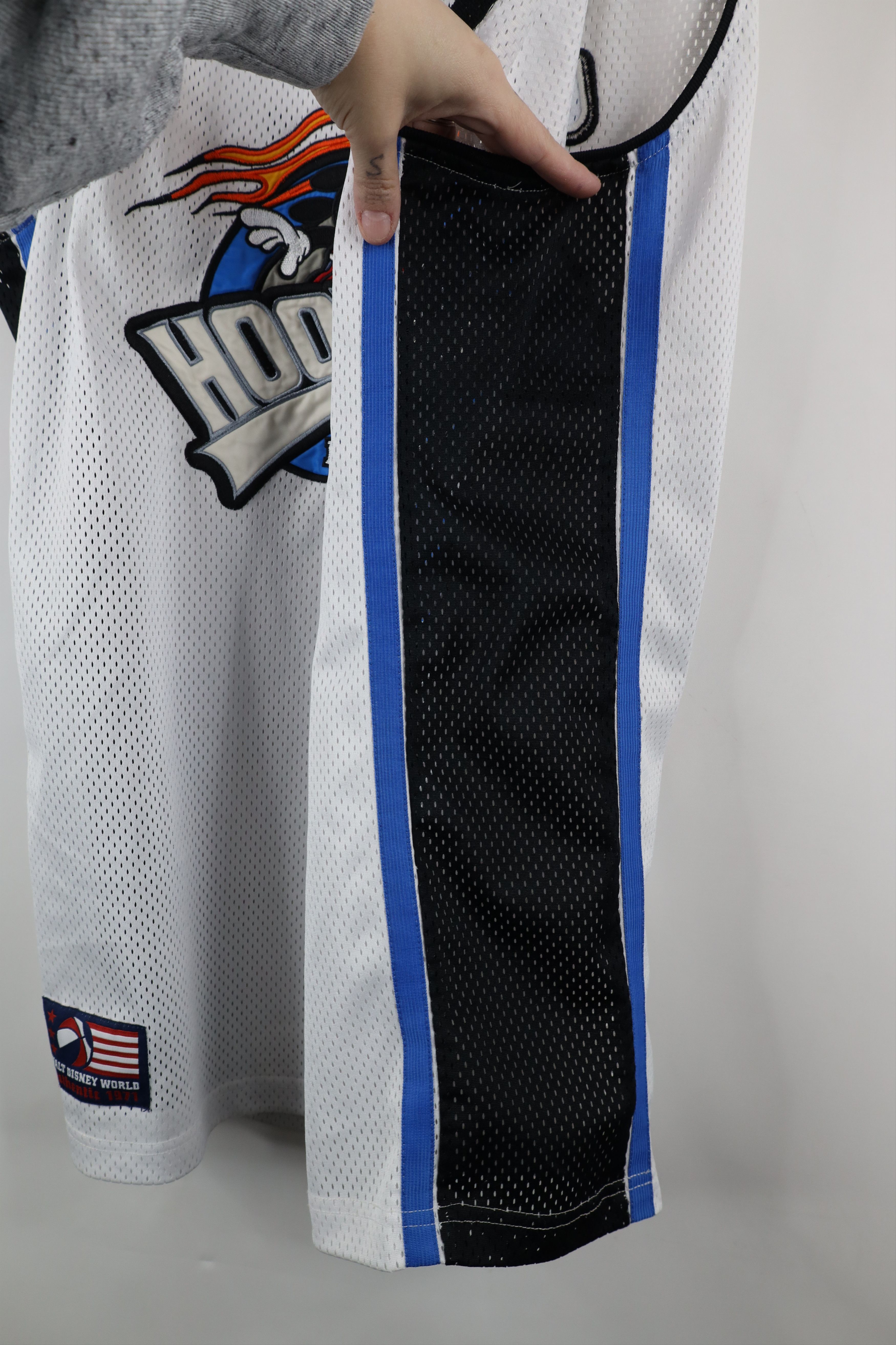 Disney × Vintage Vintage 90s Y2K Disney Mickey Mouse Fire Flames Jersey Size US L / EU 52-54 / 3 - 8 Thumbnail