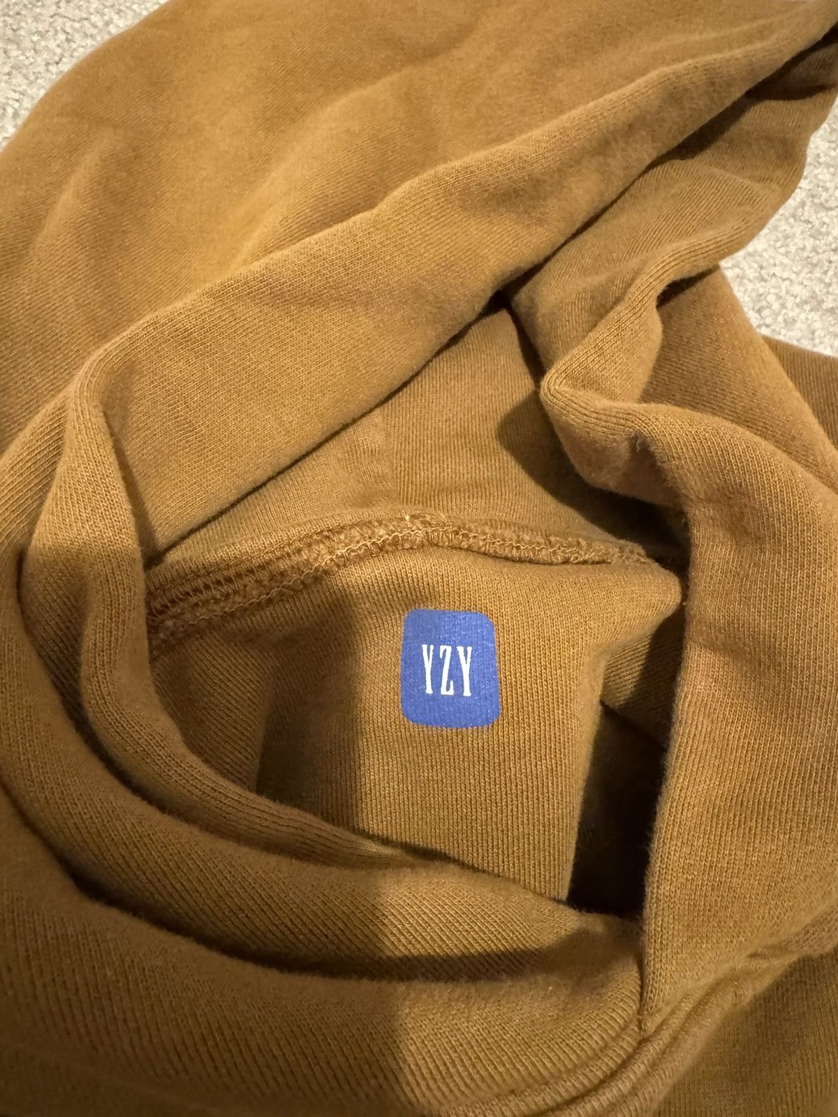 Gap × Kanye West × Yeezy Yeezy Gap Double Layered Hoodie Brown Medium Size US M / EU 48-50 / 2 - 3 Thumbnail