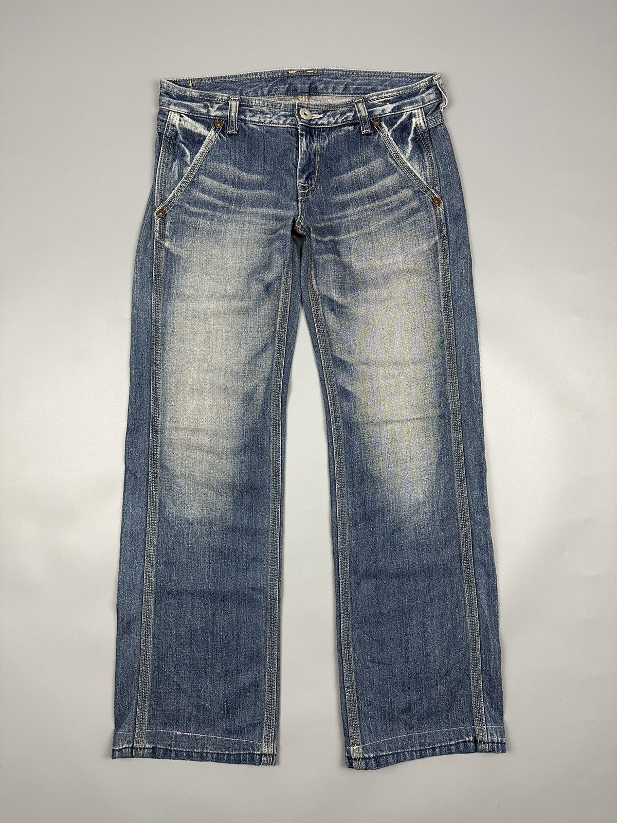 Japanese Brand × Johnbull Distressed Denim John Bull Carpenter Denim Size US 32 / EU 48 - 1 Thumbnail