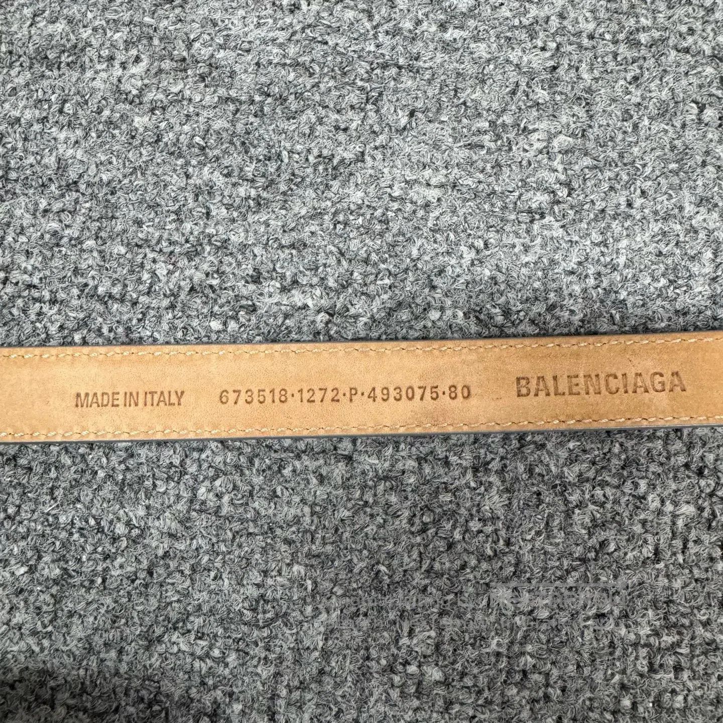 Balenciaga Balenciaga Dual B Hourglass Thin Full-Diamond Belt| Size ONE SIZE - 6 Thumbnail