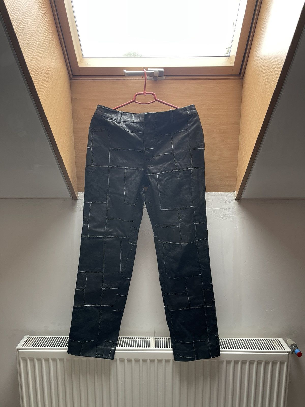 Alexander McQueen 😱 luxury very rare Alexander Mcqueen leather vintage pants 🔥 Size US 32 / EU 48 - 1 Thumbnail