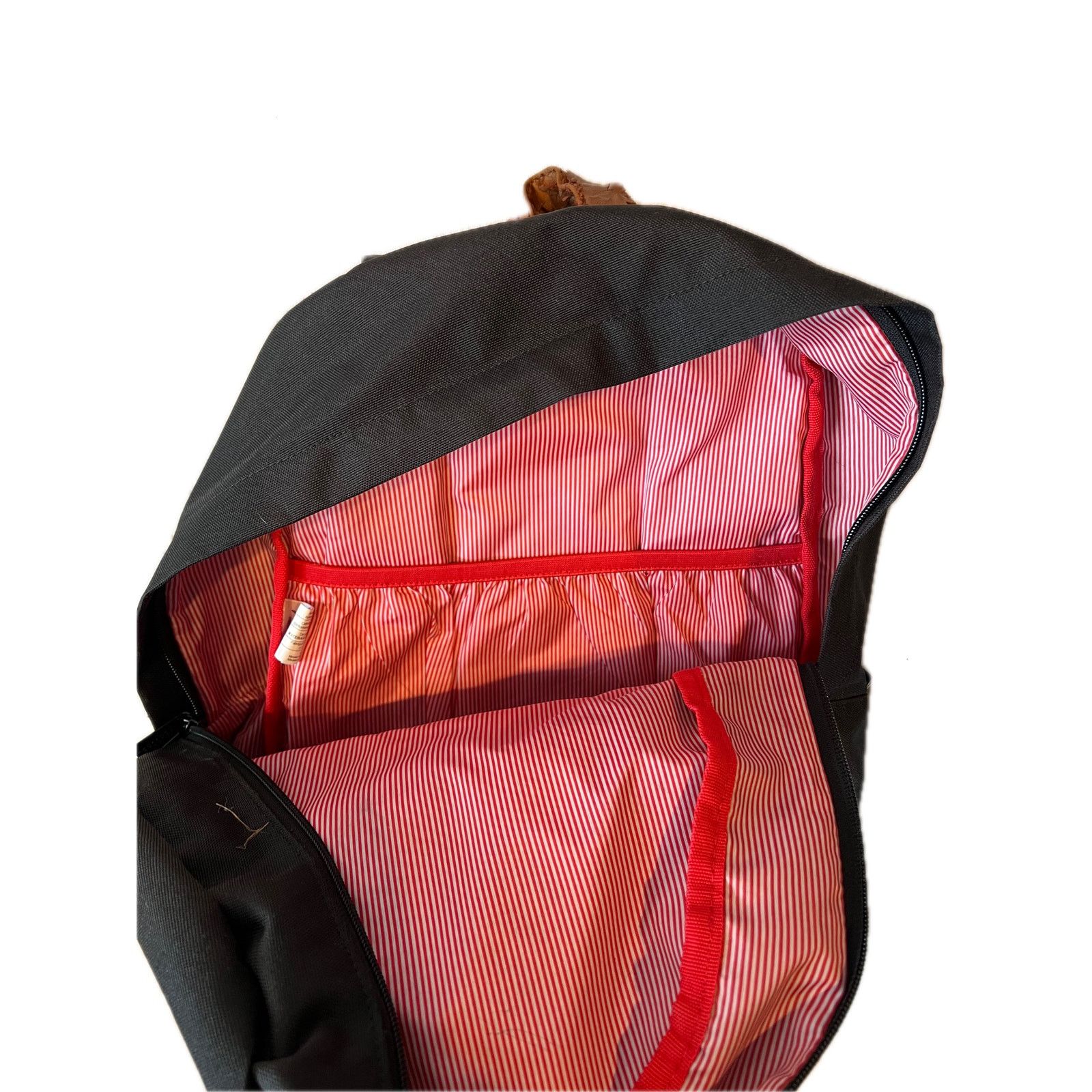 Herschel Supply Co. Herschel Supply Co Red Black Faux Leather Bottom Backpack Size ONE SIZE - 3 Thumbnail