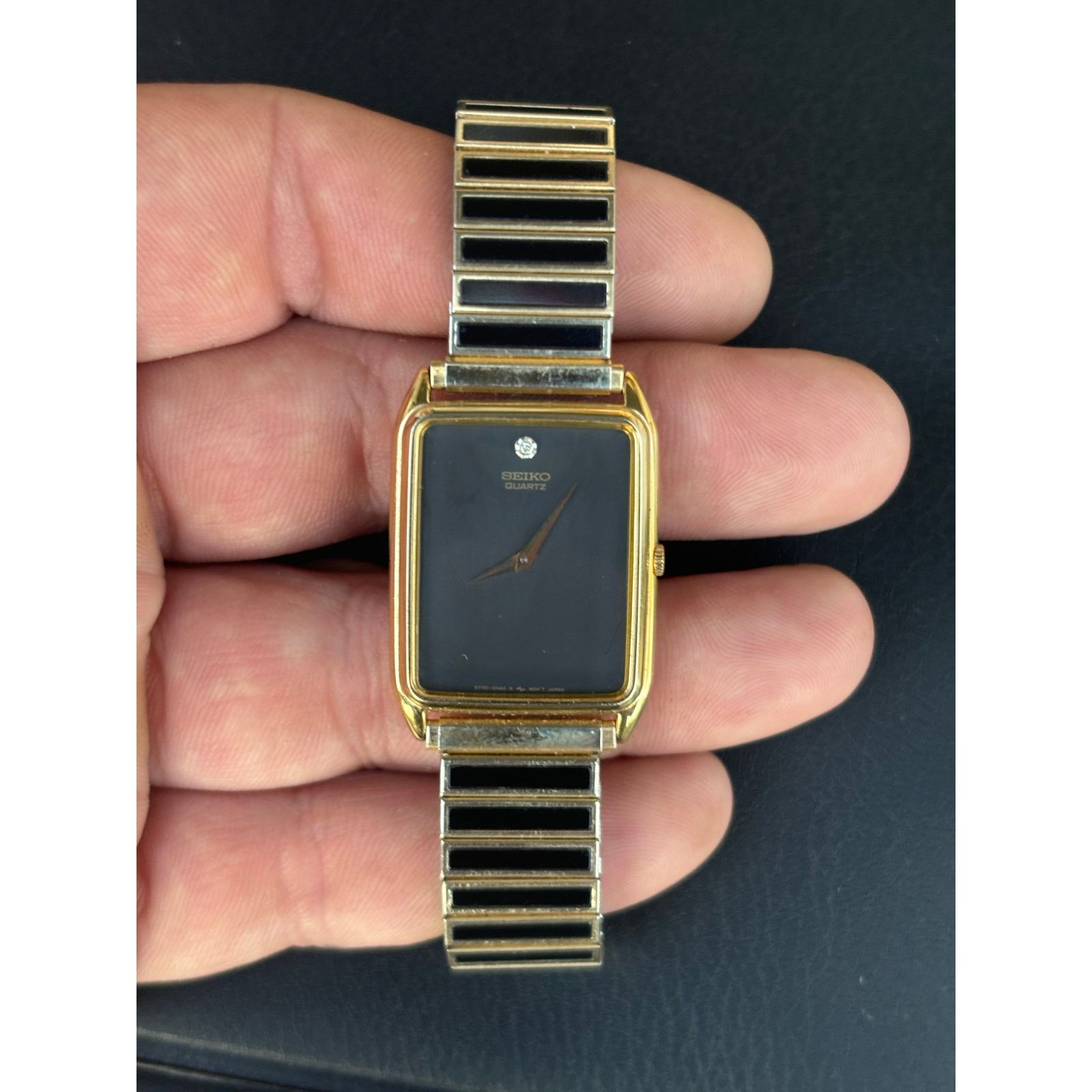 Seiko Vintage Seiko Diamond 5Y30-5D59 2-Tone Men’s Watch! Size ONE SIZE - 1 Thumbnail