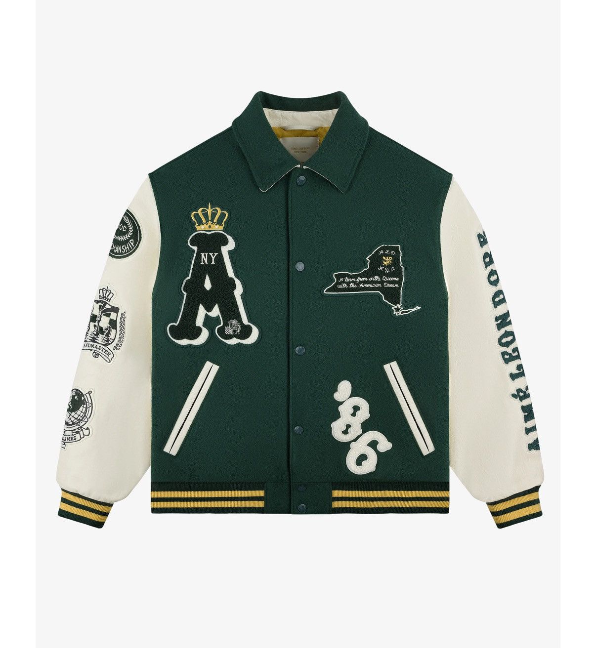Aime Leon Dore Triboro Chess Club Varsity Jacket Size US XL / EU 56 / 4 - 1 Thumbnail