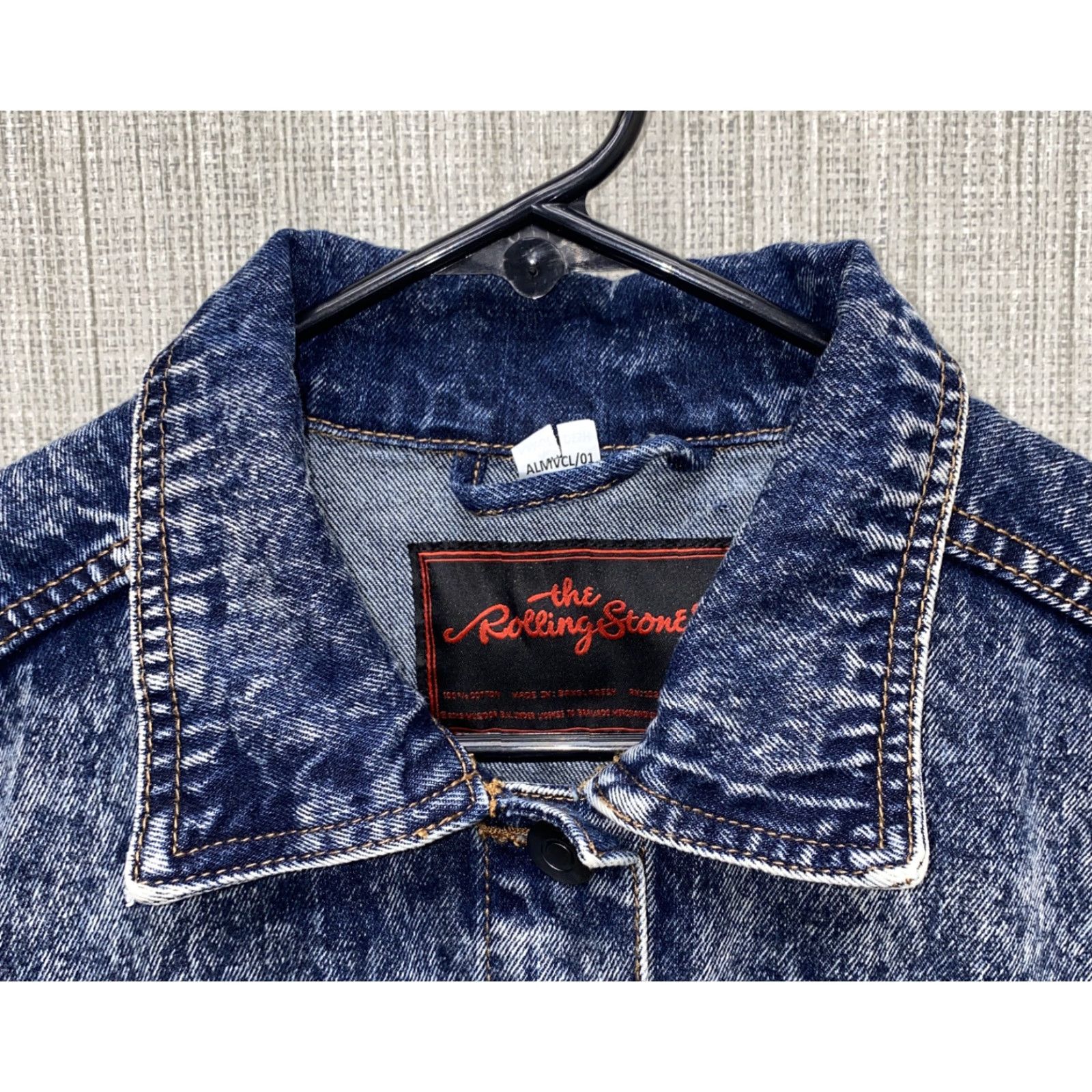 Denime The Rolling Stones Womens Denim Button Front Jean Jacket Size S Blue Size 28" / US 6 / IT 42 - 4 Thumbnail