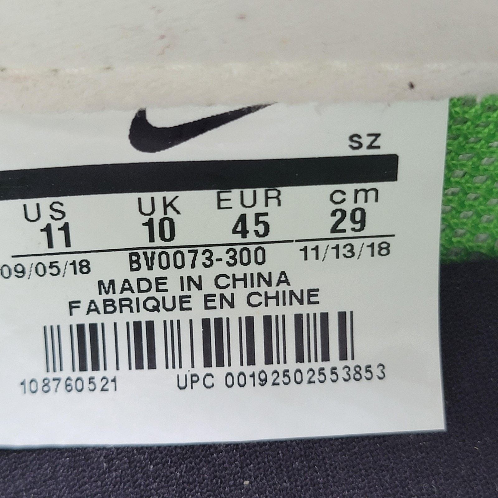 Nike Nike LDWaffle Sacai Mens Sz 11 Green Yellow Orange BV0073300 Size US 11 / EU 44 - 7 Thumbnail