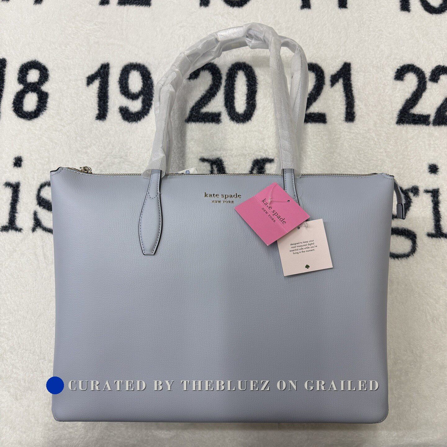 Kate Spade Kate Spade Blue Large Tote Size ONE SIZE - 1 Thumbnail