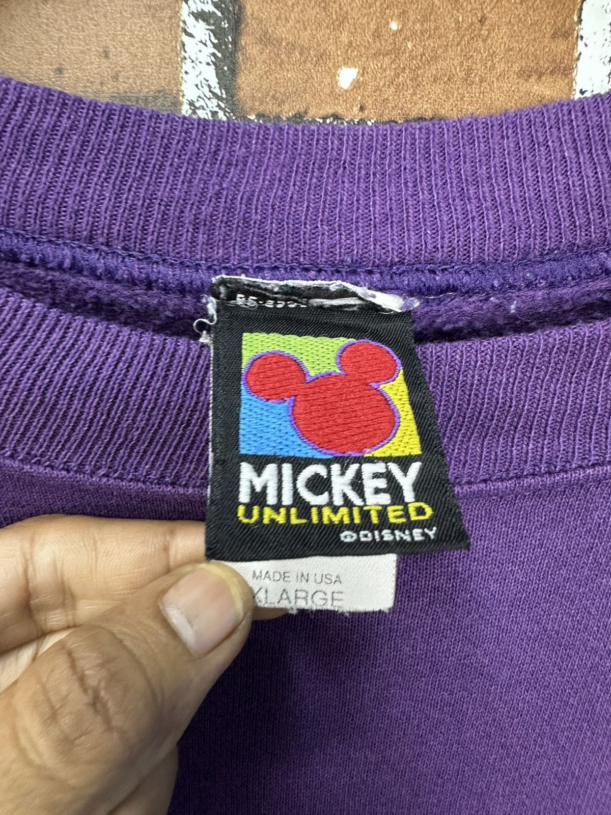 Mickey Unlimited Vintage 80s Usa Mickey Unlimited Crewneck Z411 Size US XL / EU 56 / 4 - 8 Thumbnail