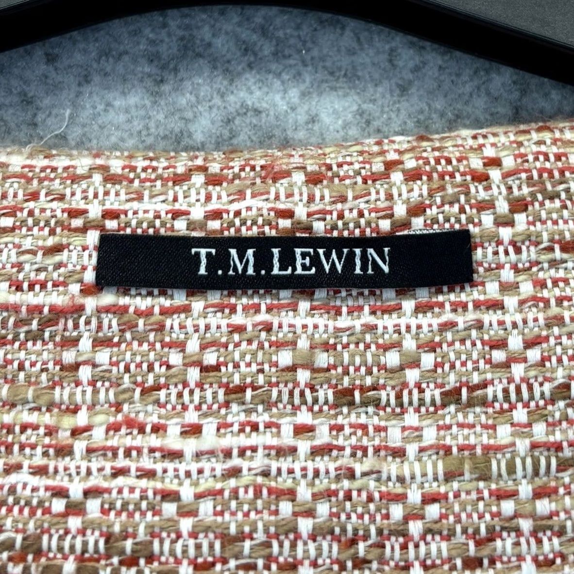 Vintage TM Lewin Crop Jacket Bailey Zip Front Size UK 12 Womens Multi Vgc Smart Casual Size XL / US 12-14 / IT 48-50 - 5 Thumbnail