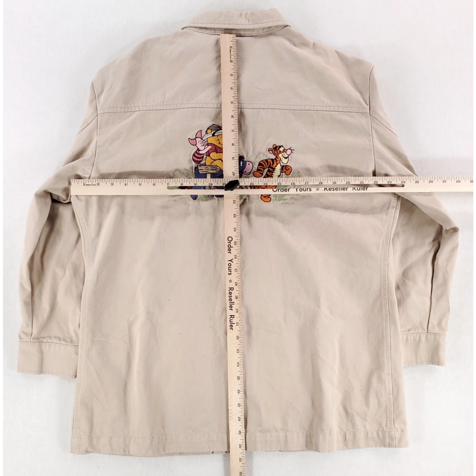 Disney Disney Store Embroidered Winnie the Pooh Safari Chore Jacket Womens XL Beige Size XL / US 12-14 / IT 48-50 - 7 Thumbnail