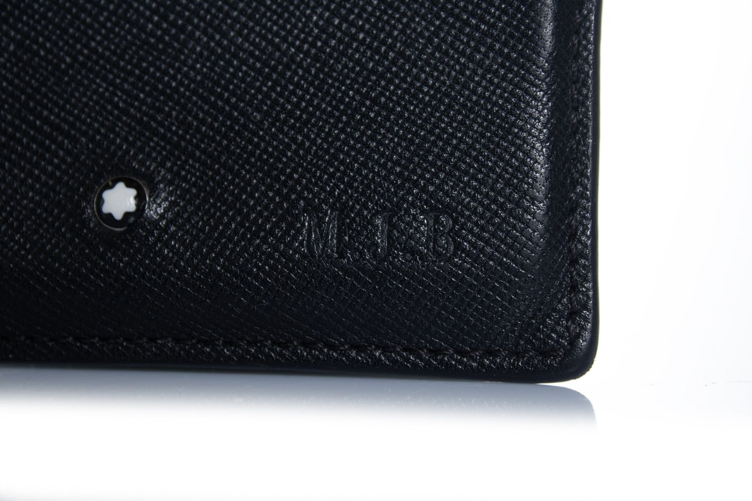 Montblanc Montblanc, structured leather card holder in black Size ONE SIZE - 3 Thumbnail