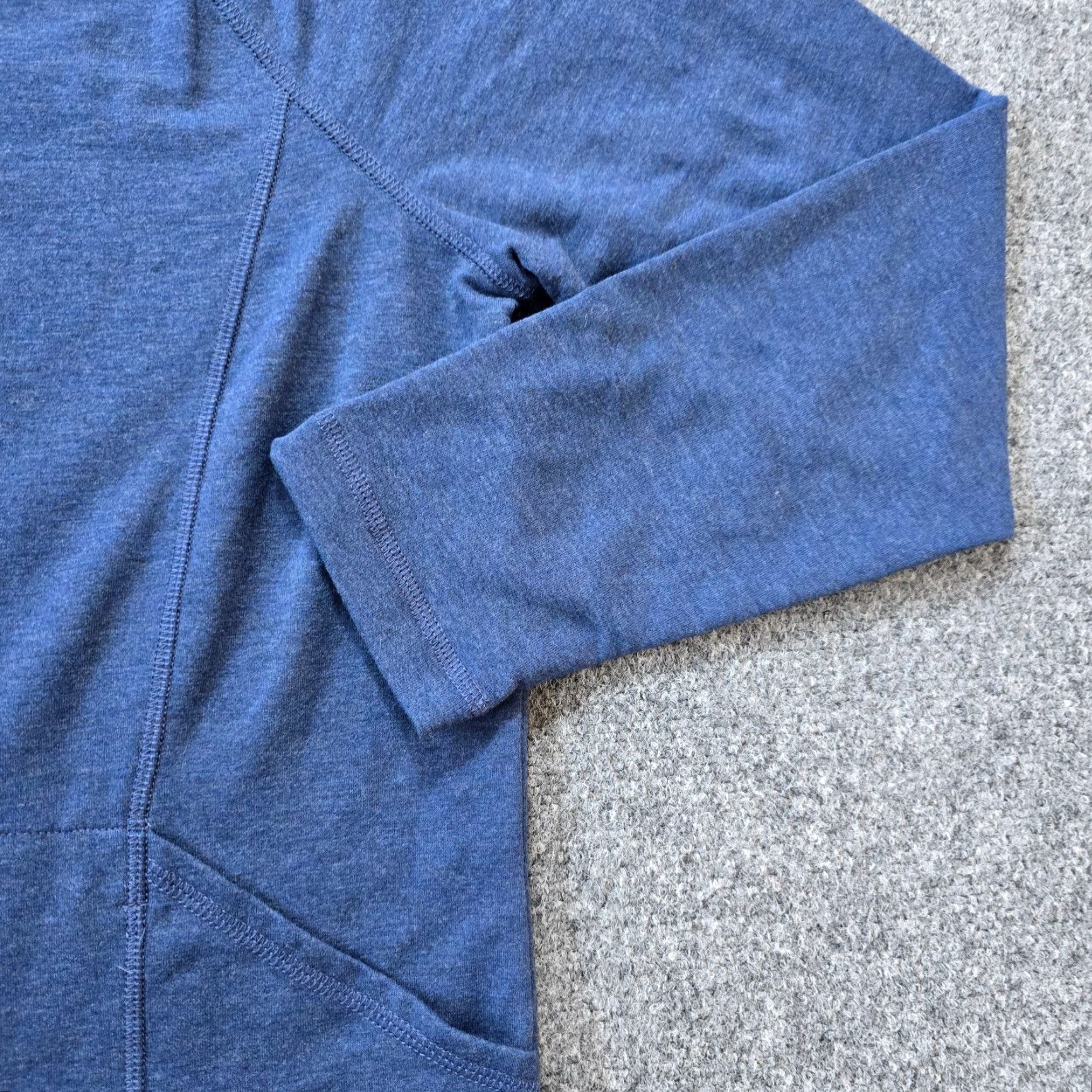 Vintage LL Bean Sweatshirt Womens Size Large Blue Wicked Soft Wrap Neck Sweater Casual Pullover Classic Seasonal Womens Size L / US 10 / IT 46 - 3 Thumbnail