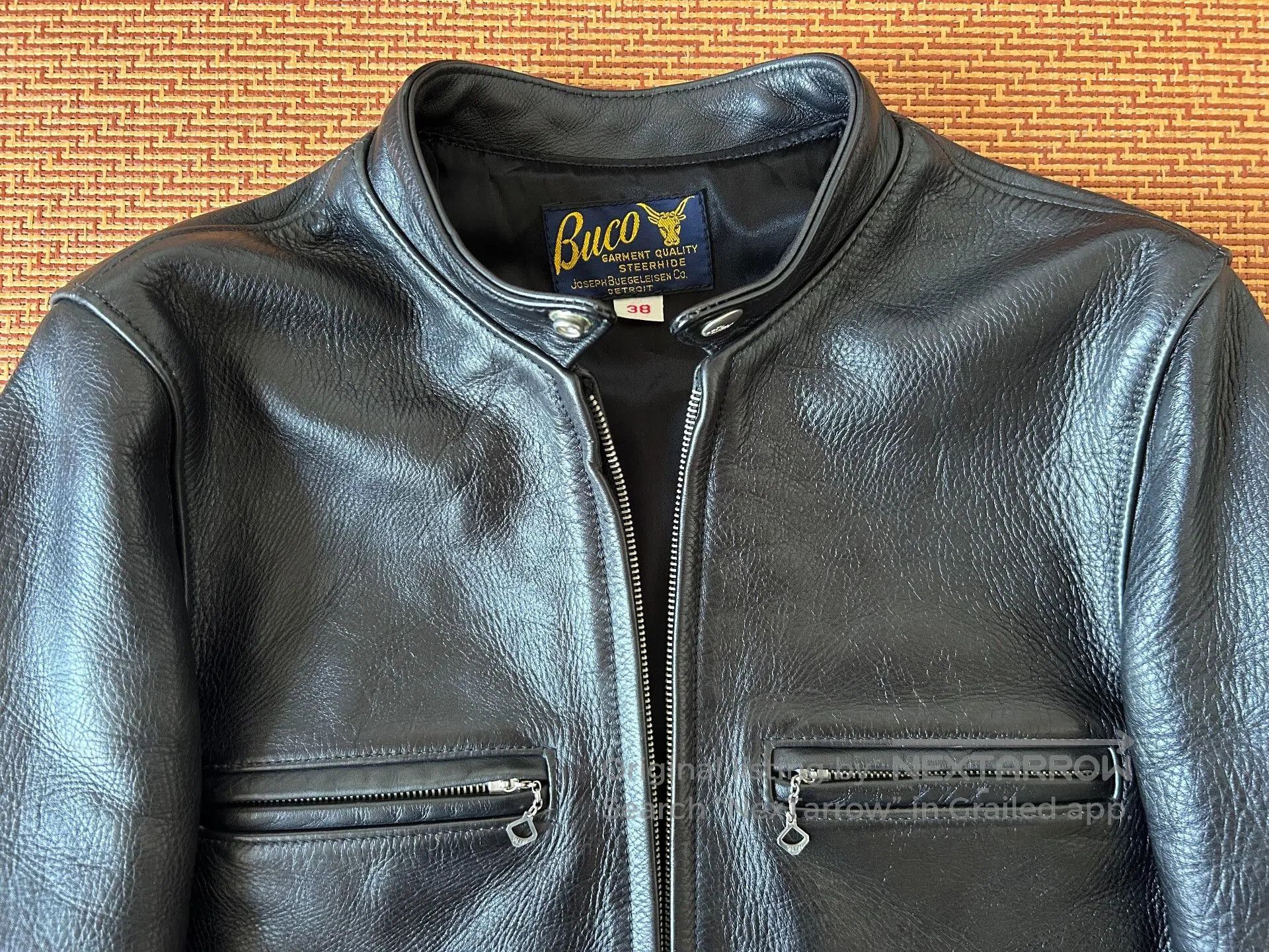 The Real McCoy's real mccoy BUCO J100 leather jacket size 38. Size US M / EU 48-50 / 2 - 3 Thumbnail