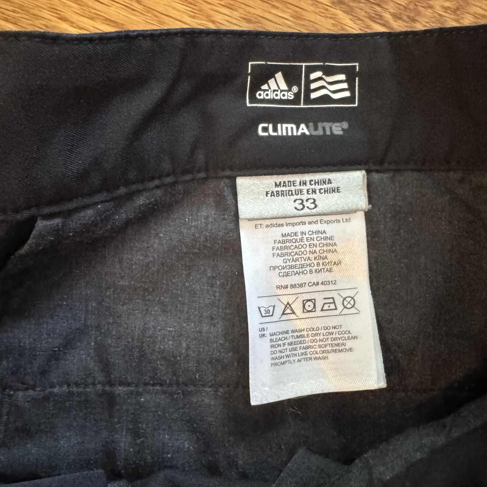 Adidas Adidas Climalite Black Shorts Size 33 Size US 32 / EU 48 - 2 Thumbnail