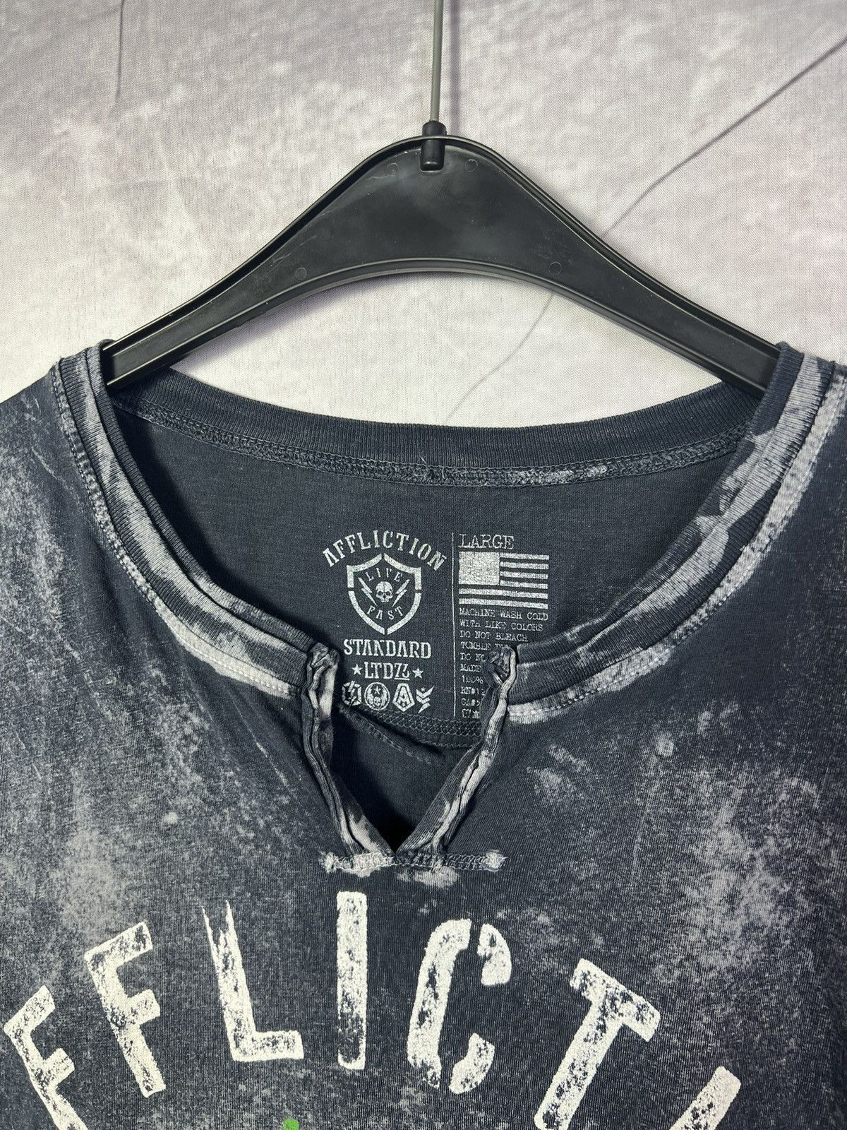 Affliction Affliction Lost Souls Washed Dark Grey Tank Top Y2K Gothic Grunge Size US L / EU 52-54 / 3 - 8 Thumbnail