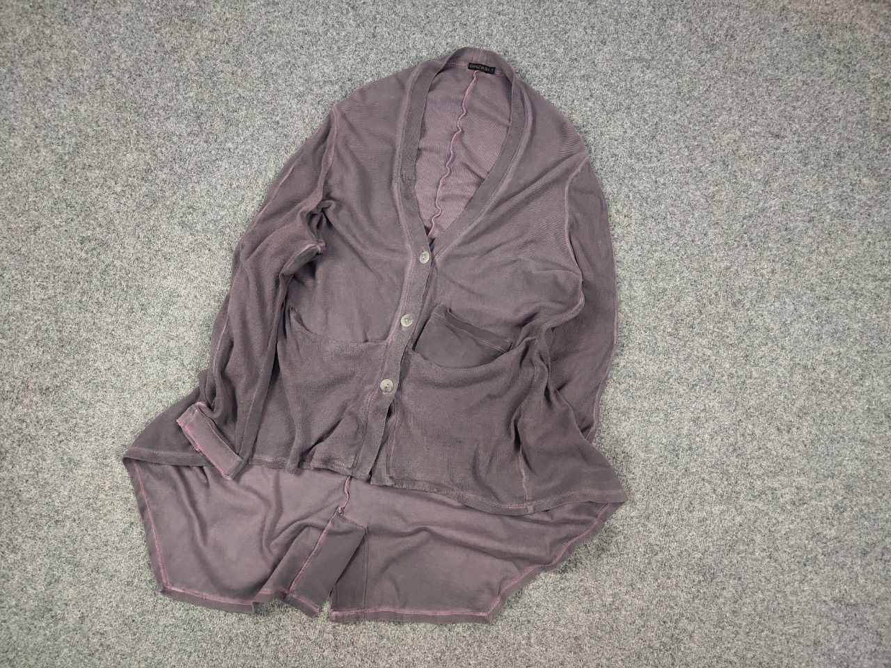Other Grizas garment dyed Knit Lagenlook Oversized Long Cardigan Size M / US 6-8 / IT 42-44 - 3 Thumbnail