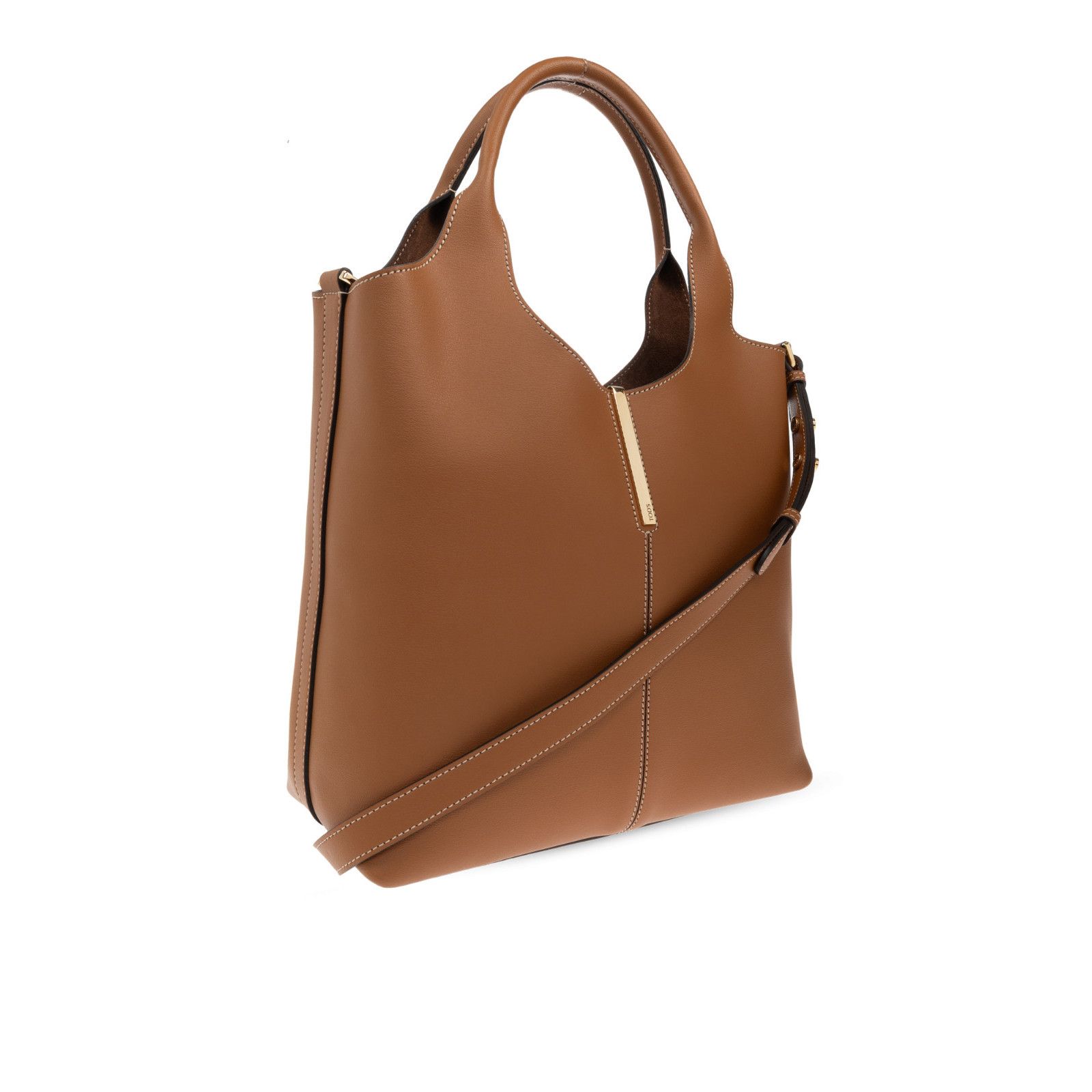 Tod's Tod’s Brown Grained Leather Handbag New & Authentic Size ONE SIZE - 3 Thumbnail
