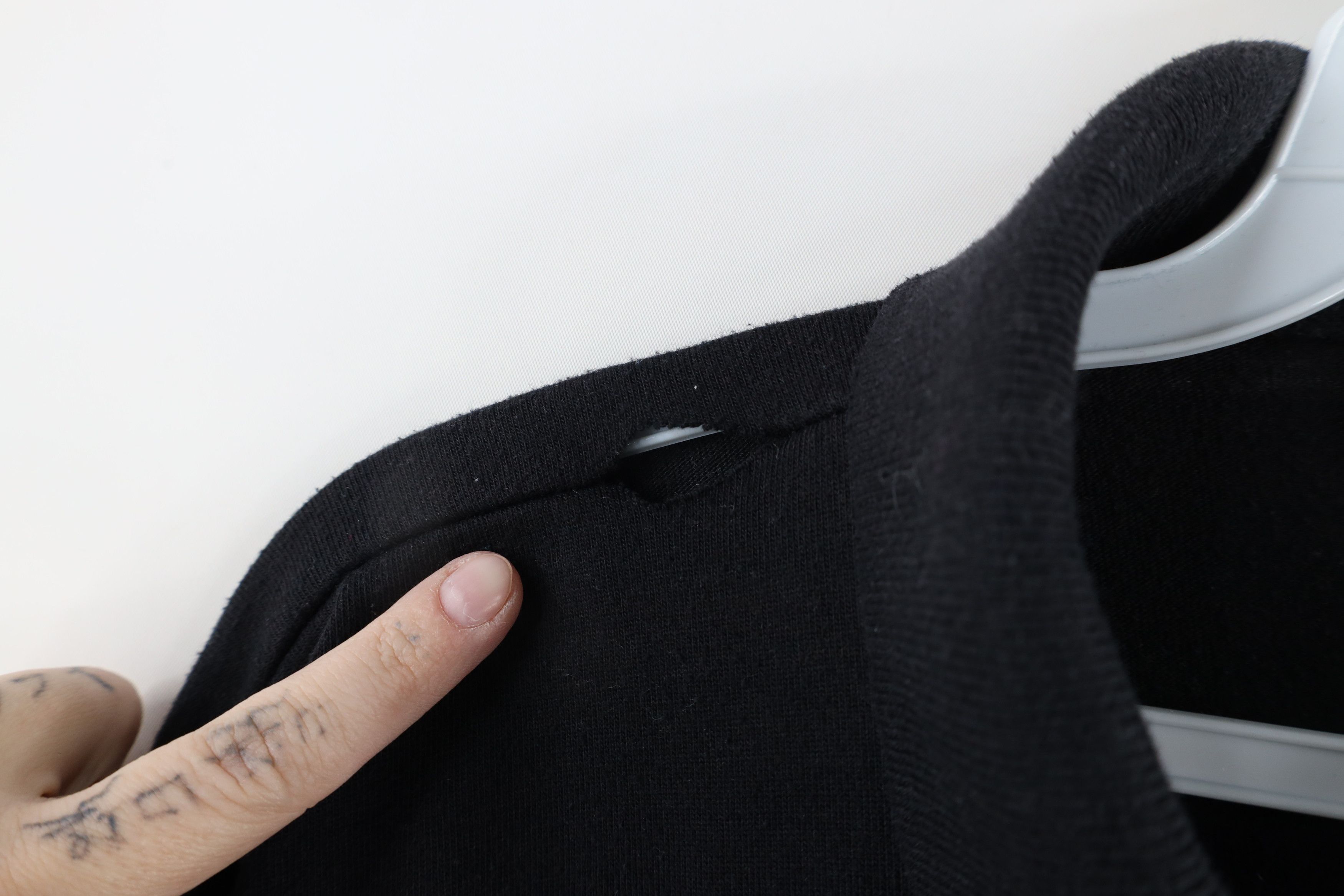 Vintage Vintage 90s Streetwear Nature Leaf Collared Sweatshirt Black Size M / US 6-8 / IT 42-44 - 4 Thumbnail