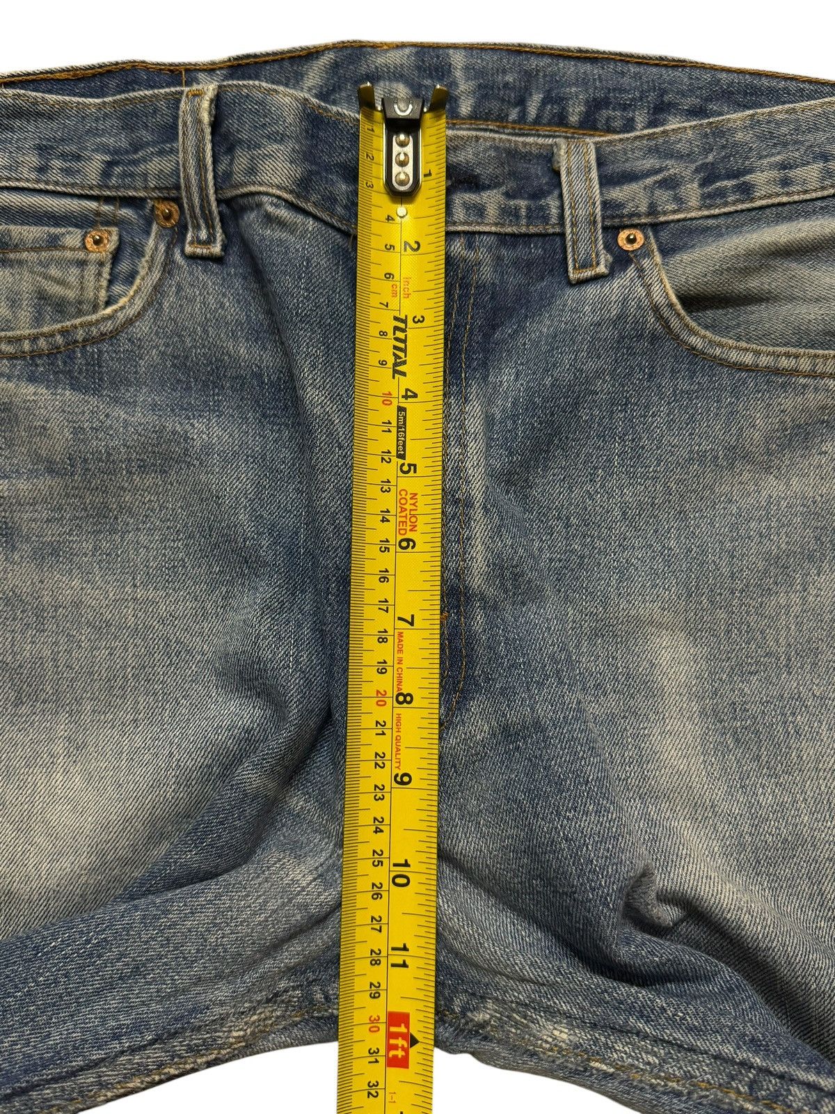 Levi's Vintage 90s Levis 505 Blue Faded Wash Distress Straight Leg Size US 32 / EU 48 - 11 Thumbnail