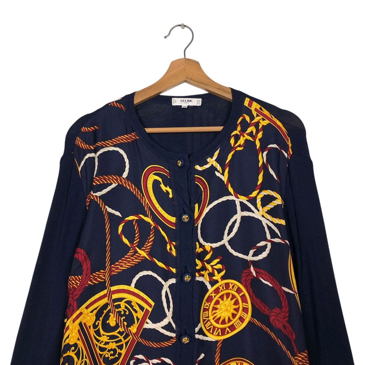 Celine 🔥VINTAGE CELINE PARIS BUTTON UPS FULL PRINT Size M / US 6-8 / IT 42-44 - 3 Thumbnail