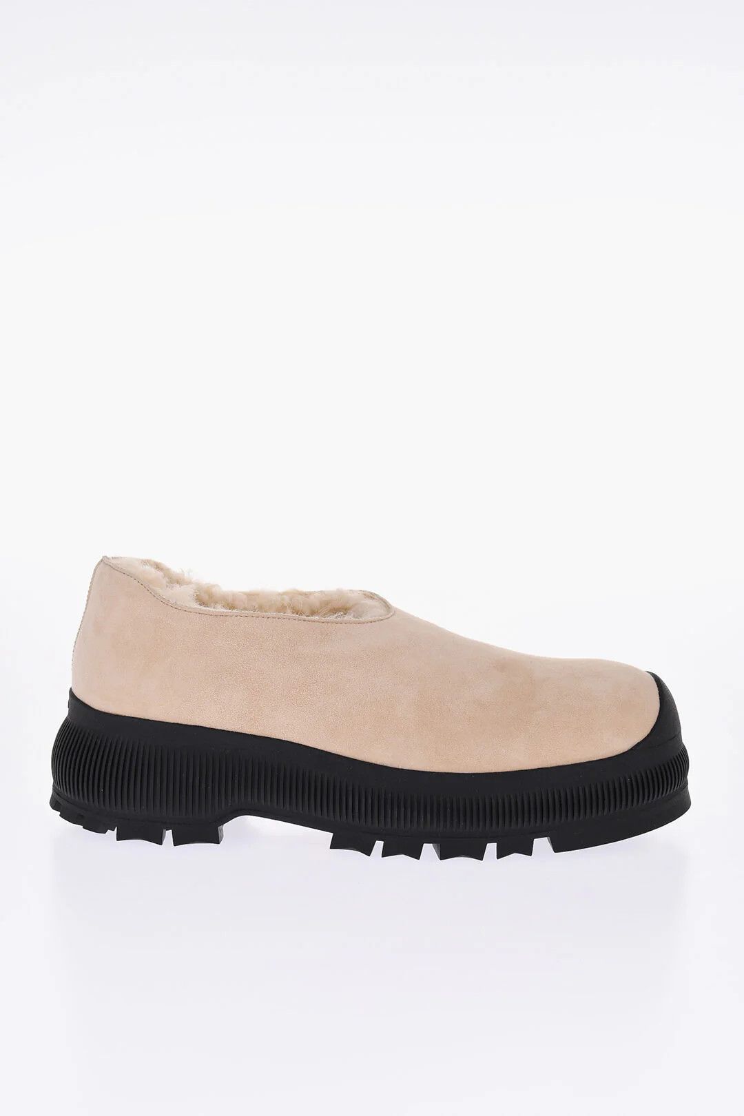 o1y1025 Leather Loafers in Beige